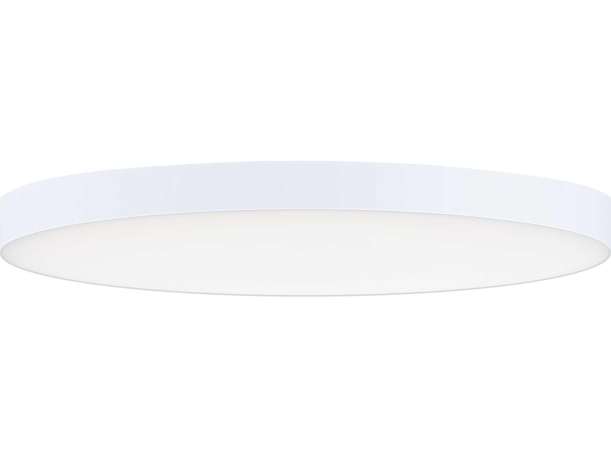 Maxim Lighting Trim 1-Light White LED Round Flush Mount