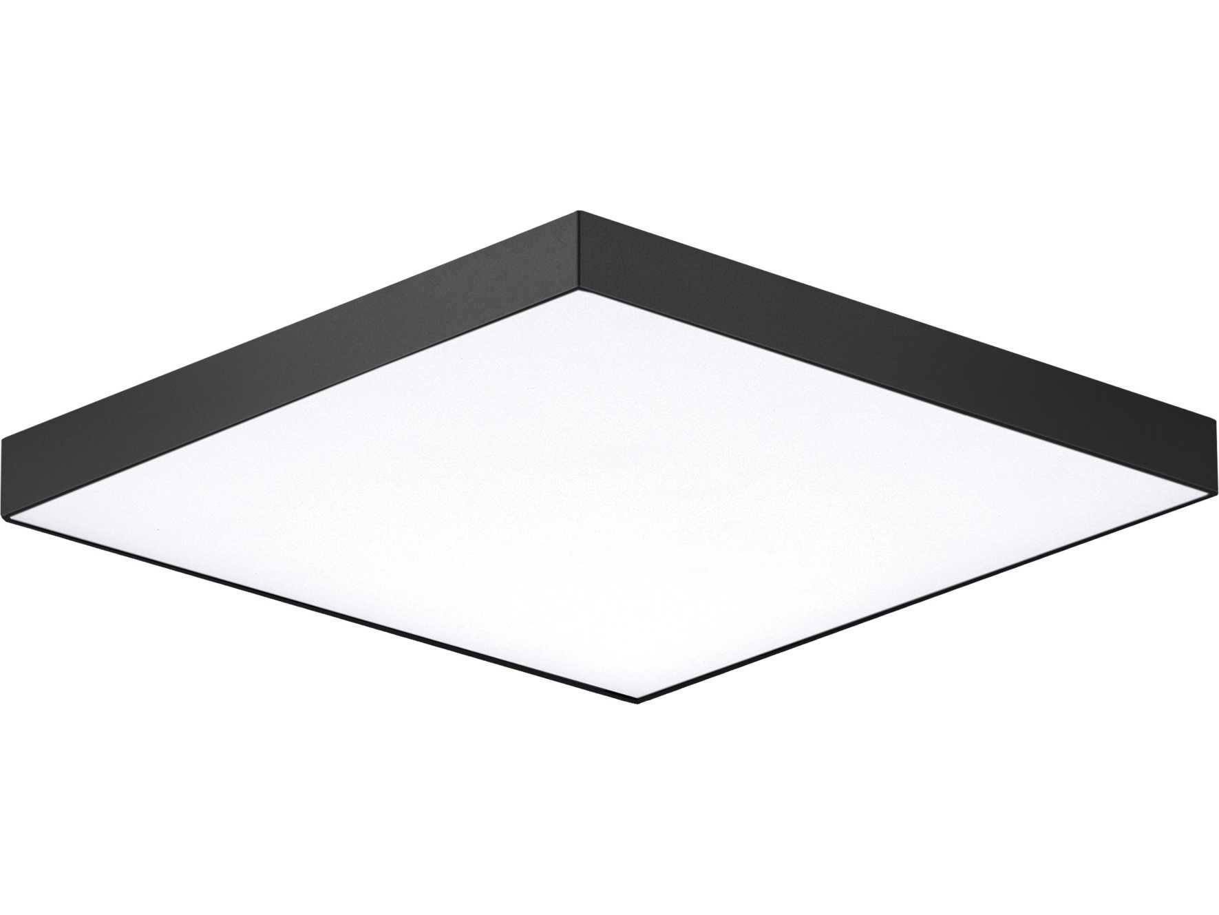 Maxim Lighting Trim 1-Light Black LED Geometric Flush Mount