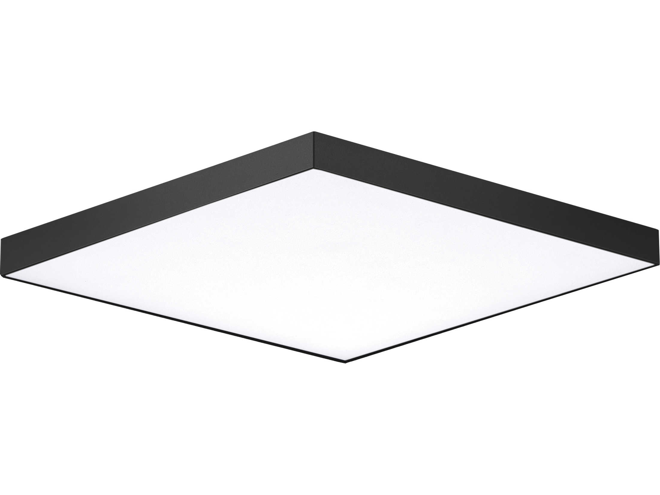 Maxim Lighting Trim 1-Light Black LED Geometric Flush Mount