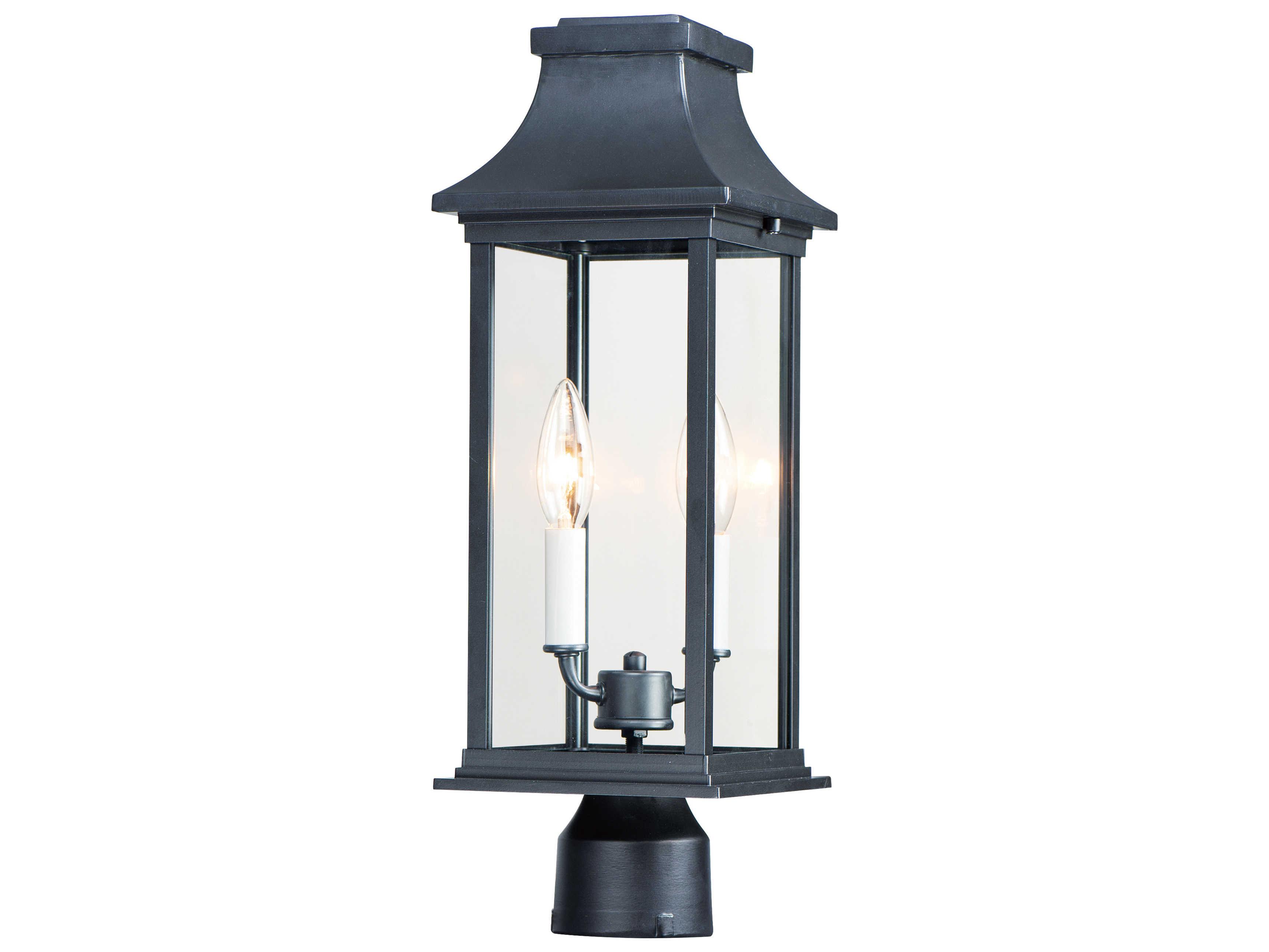 Maxim Lighting Vicksburg 2 - Light Glass Outdoor Post Light
