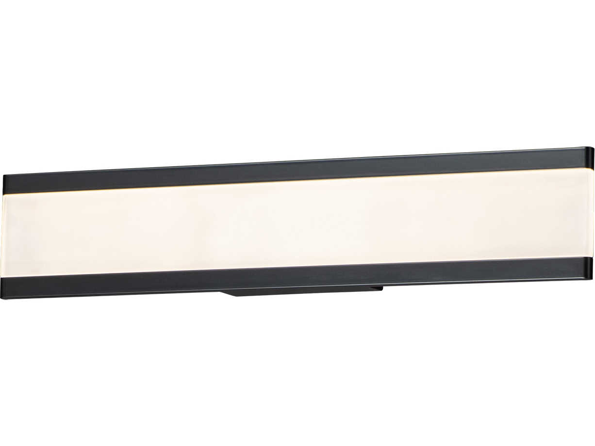 Maxim Lighting Visor 2-Light Black LED Vanity Light