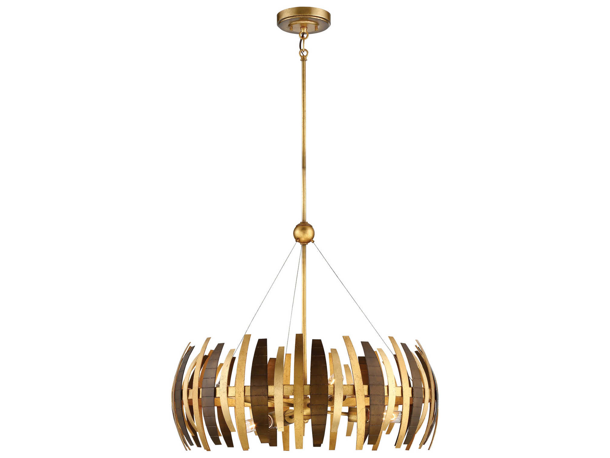 Metropolitan Manitou 6-Light Ardor Gold Pendant