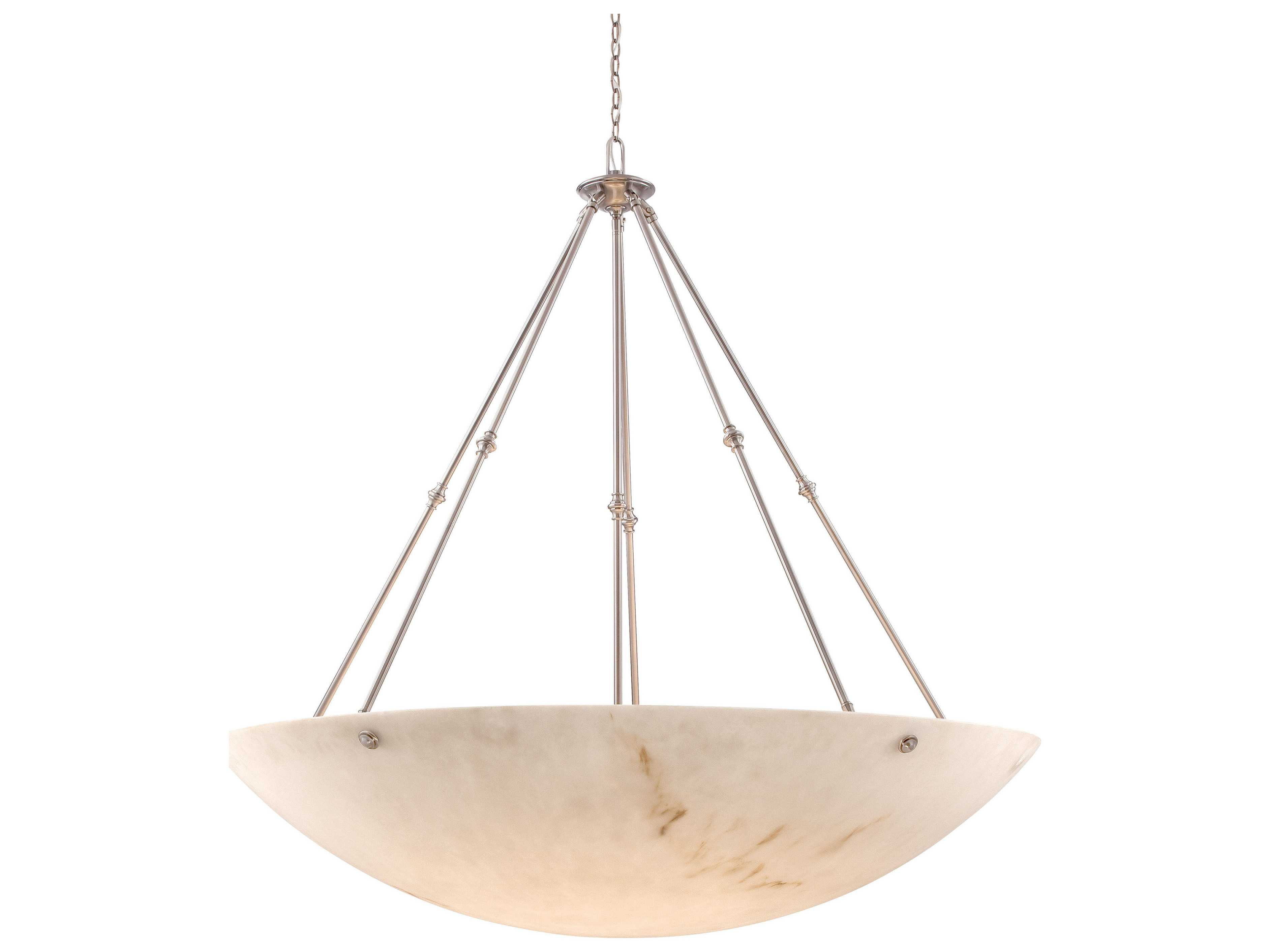 Metropolitan Virtuoso Ii 12-Light Pewter Glass Bowl Pendant