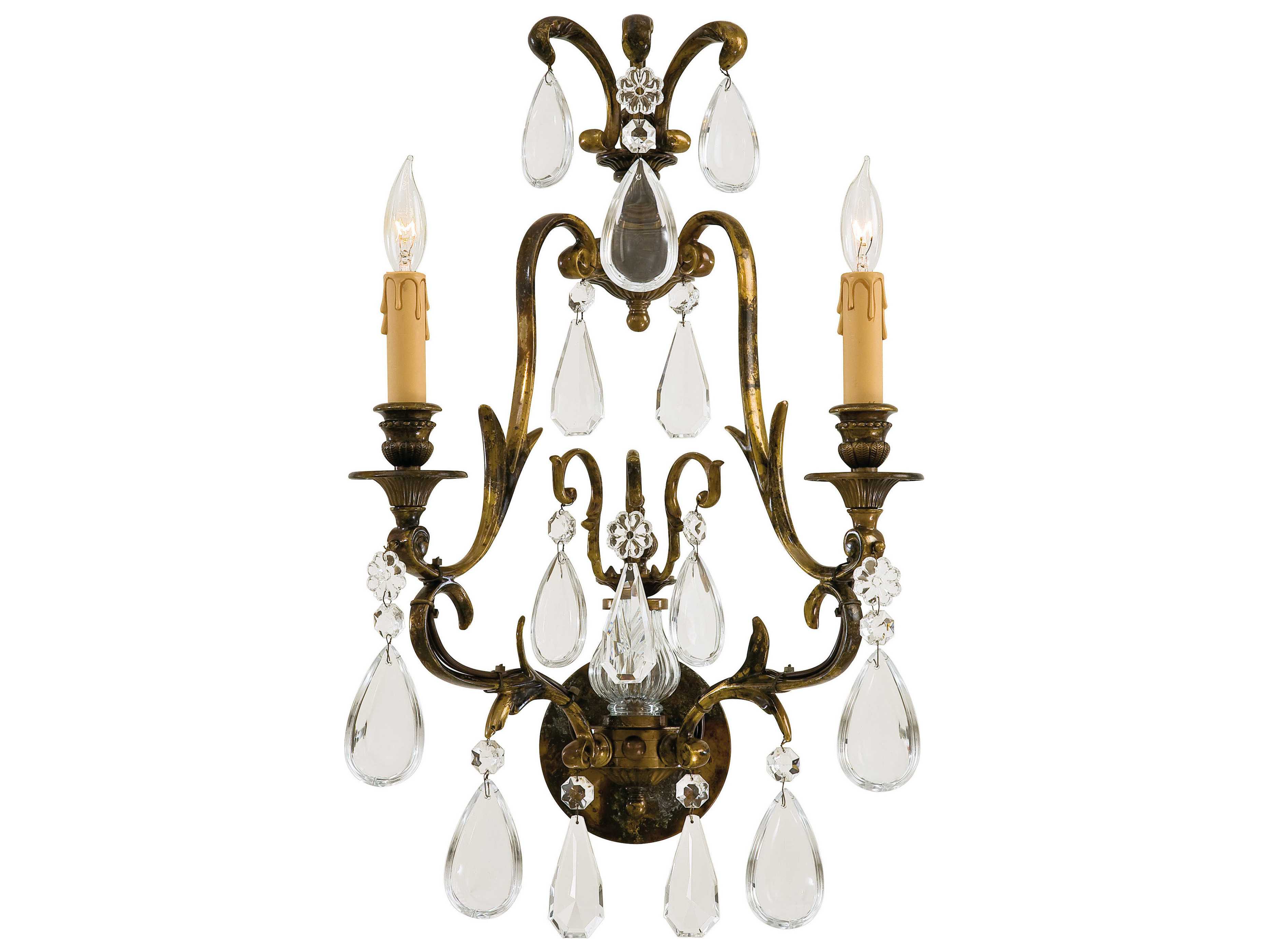 Metropolitan Oxidized Brass Wall Sconce