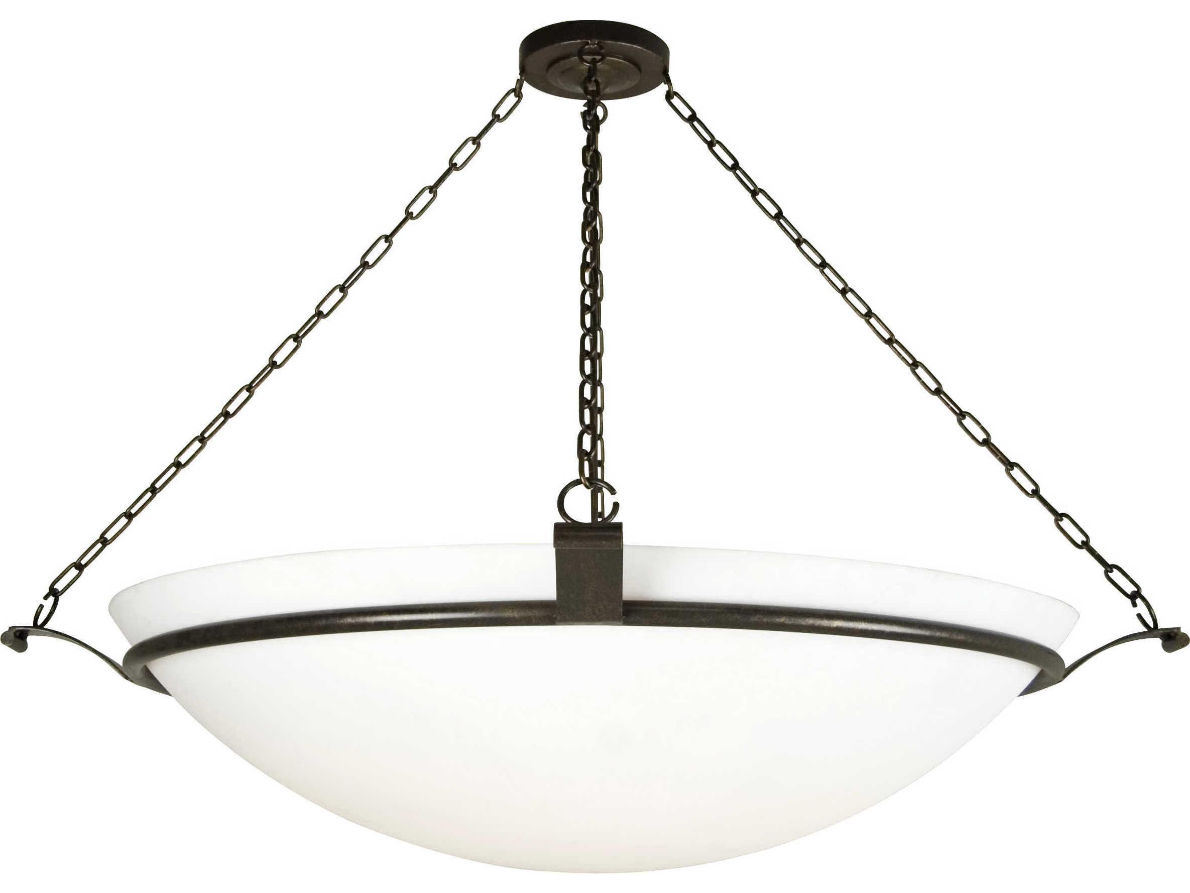 Meyda Almeria 8-Light Black White Bowl Pendant