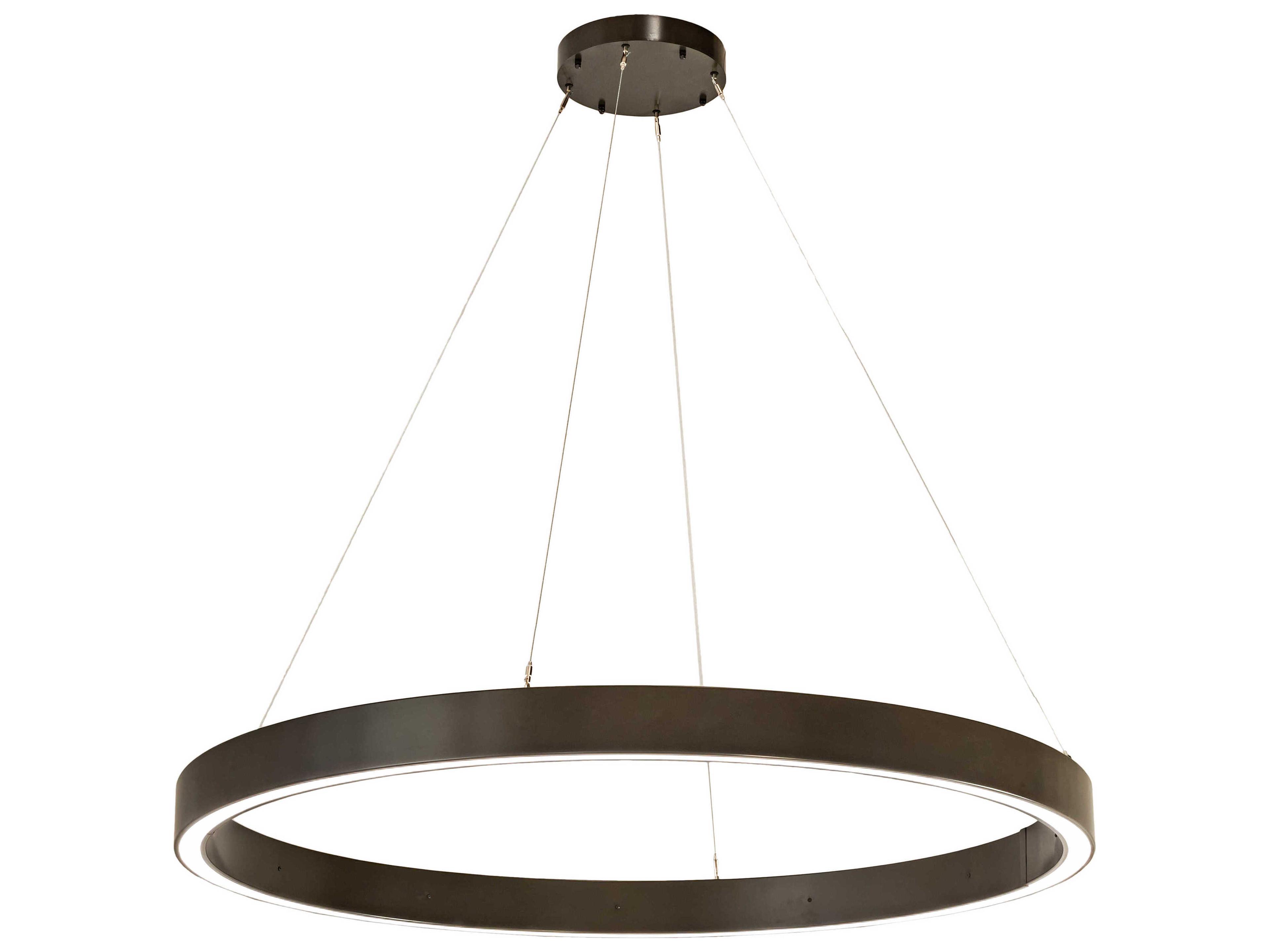 Meyda Anillo Timeless Bronze White LED Round Pendant