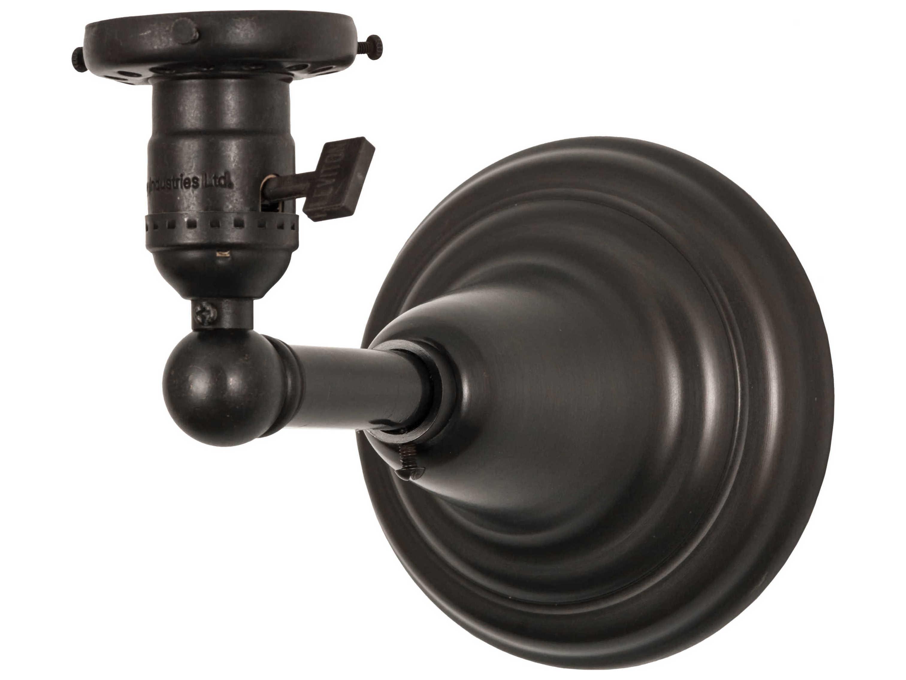 Meyda Paddle 1-Light Brown Wall Sconce