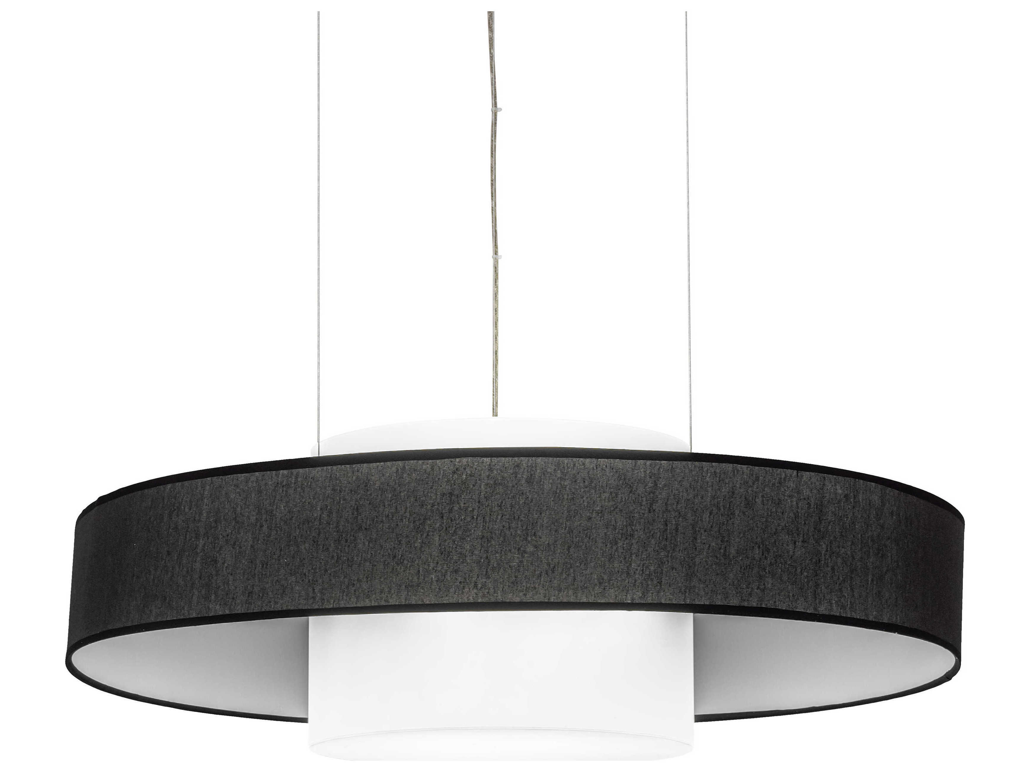 Meyda Ashton Copper Black LED Round Pendant