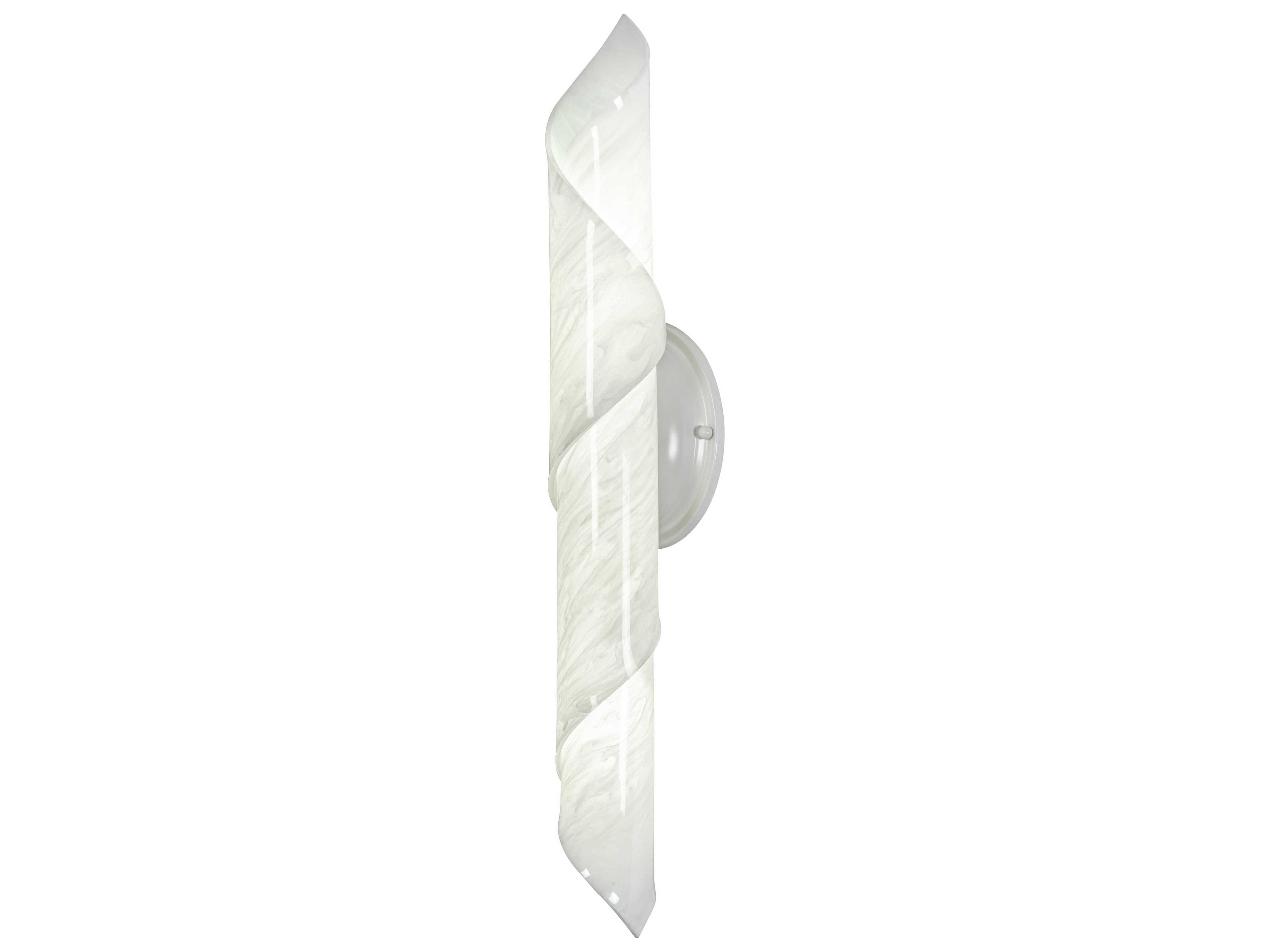 Meyda Barquillo White LED Wall Sconce