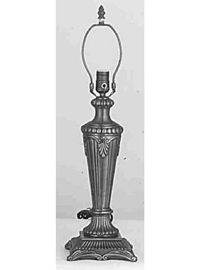 Meyda Fluted Fleur Table Lamp Base