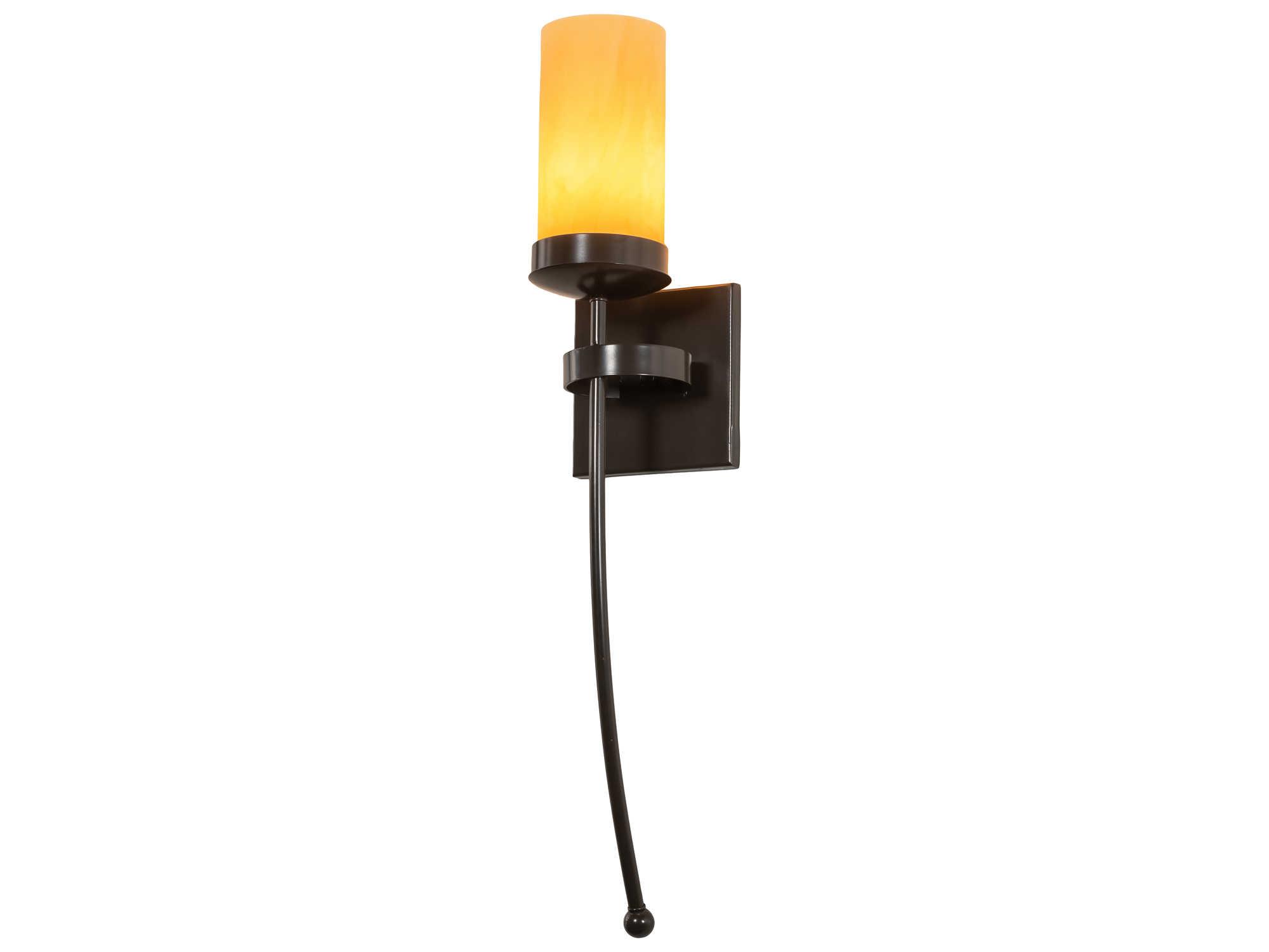 Meyda Bechar 1-Light Timeless Bronze Wall Sconce