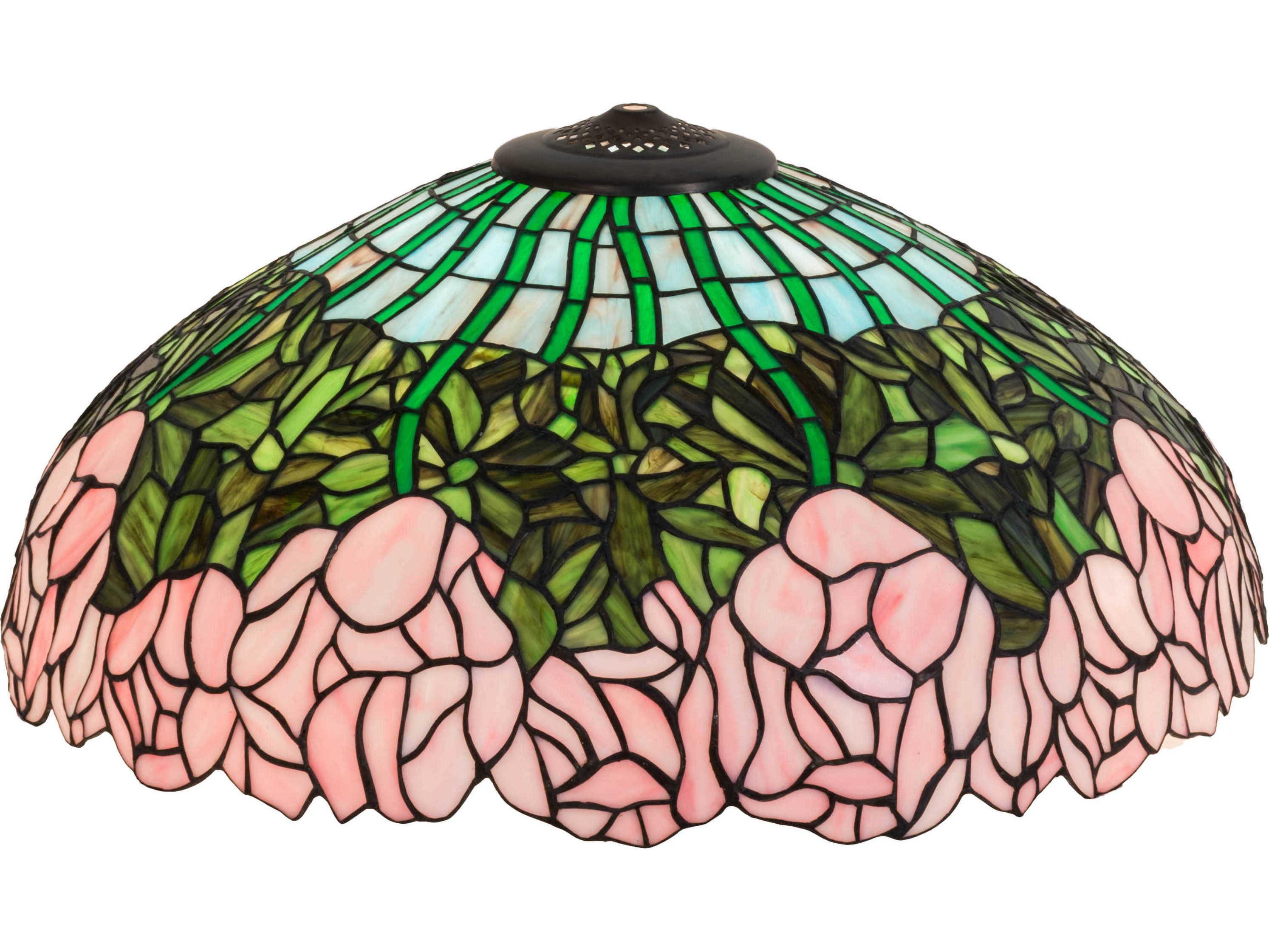 Meyda Tiffany Cabbage Rose Purple Shade