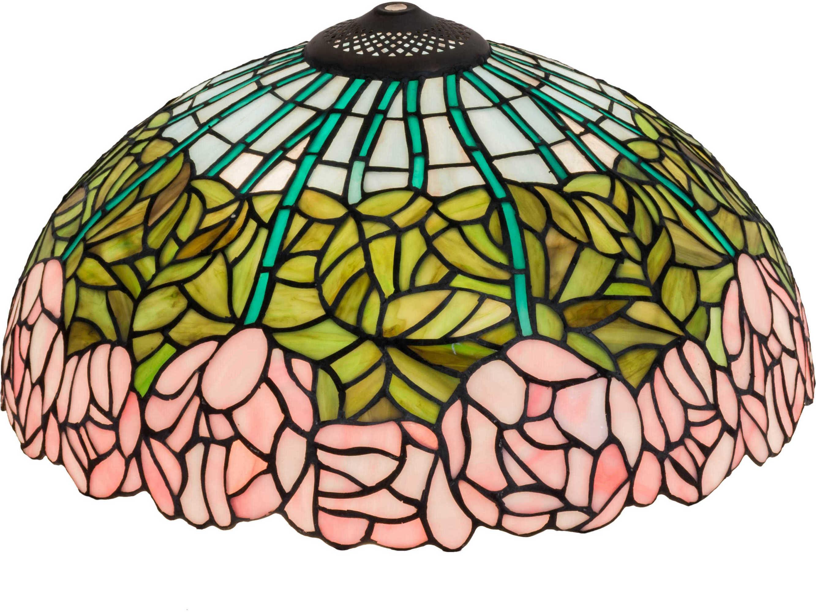 Meyda Tiffany Cabbage Rose Purple Shade