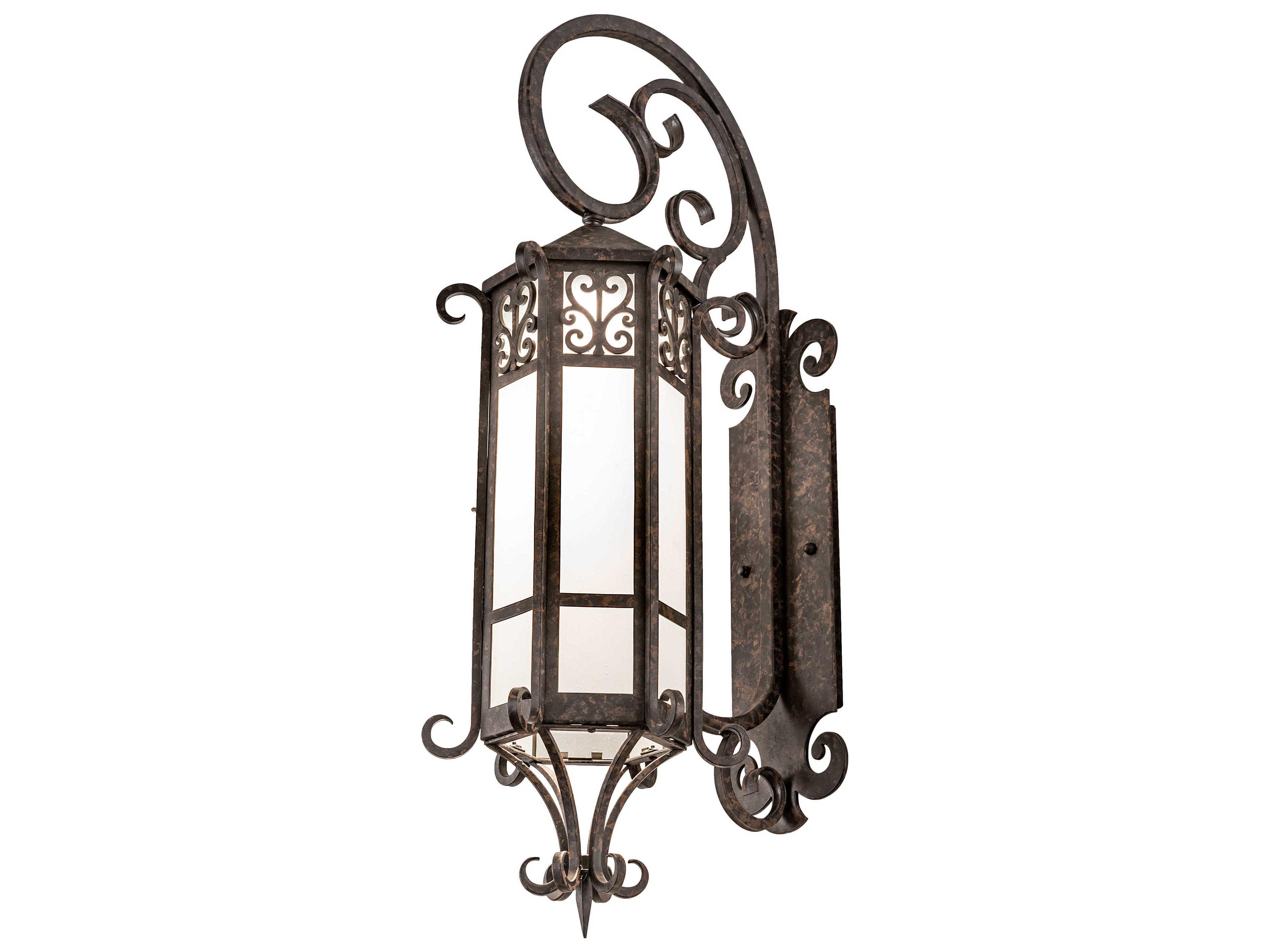 Meyda Caprice 1 - Light Glass Outdoor Wall Light