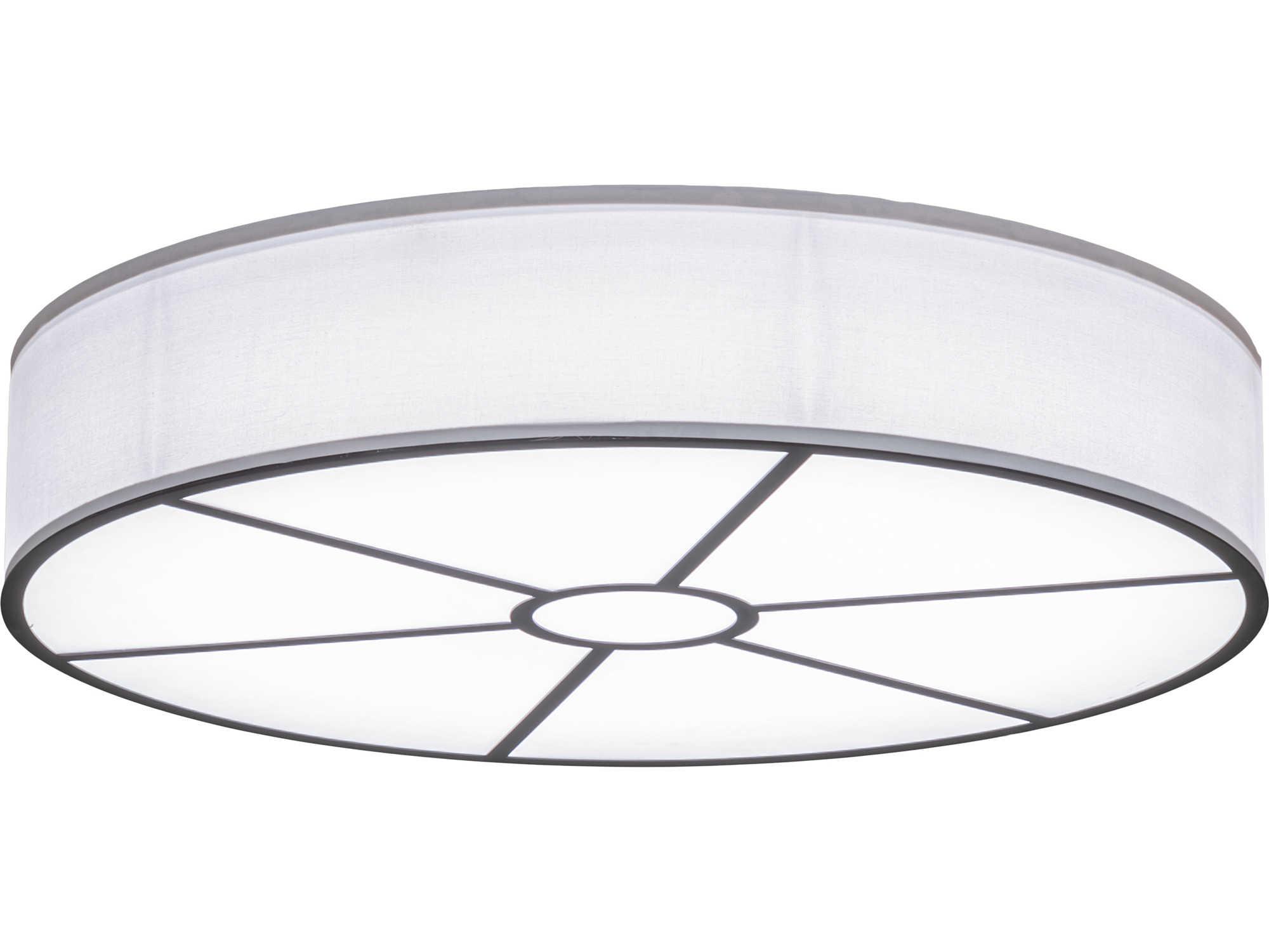 Meyda Cilindro Oil Rubbed Bronze LED Drum Flush Mount