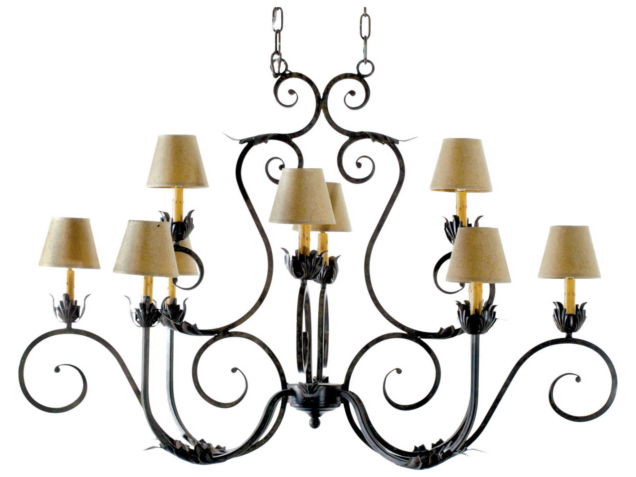 Meyda Claire 10-Light Cajun Spice Brown Empire Island Pendant