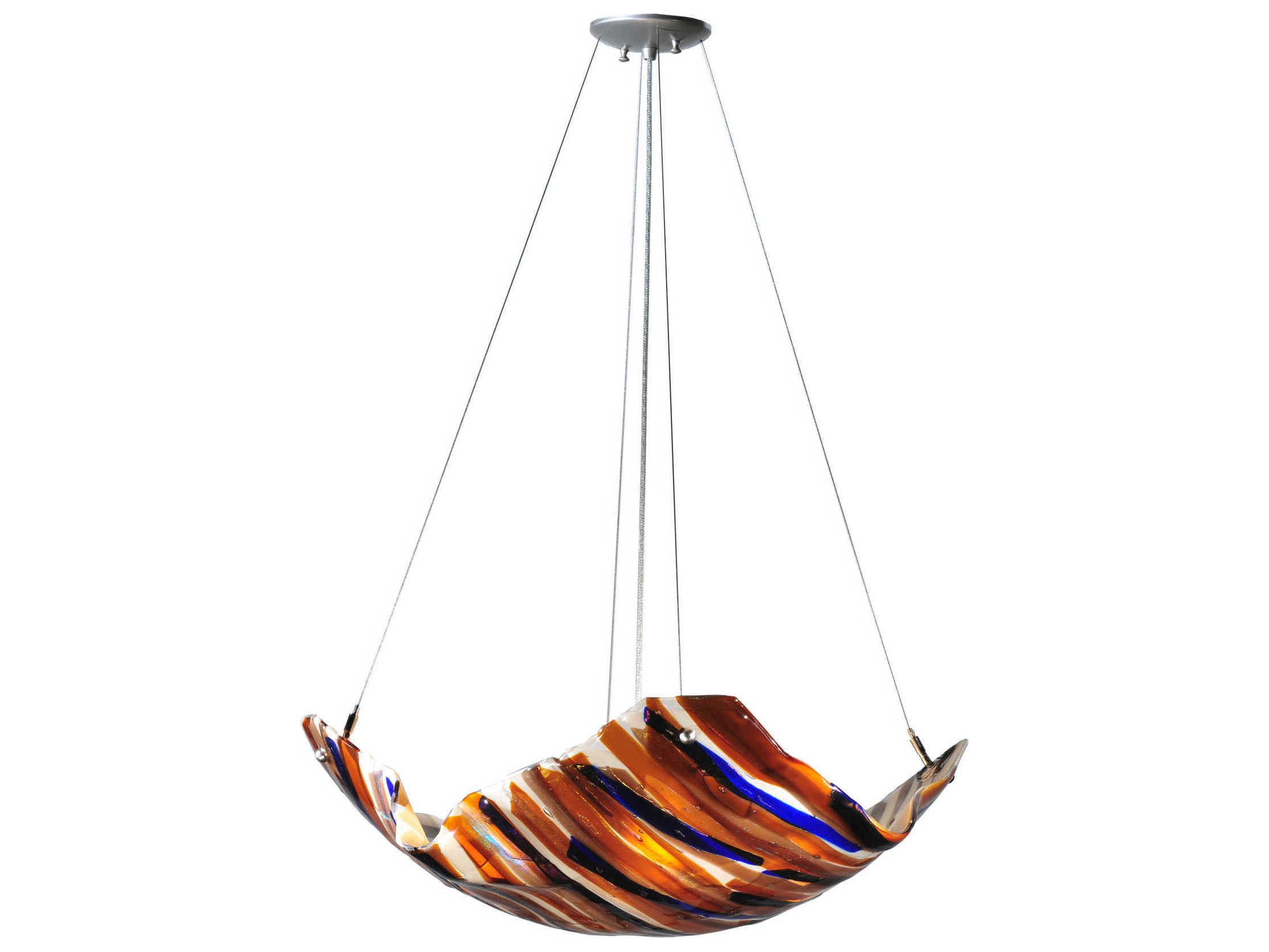 Meyda Contemporary 4-Light Gray Geometric Pendant