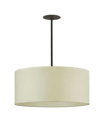 Meyda Contemporary 6-Light Bronze Drum Pendant