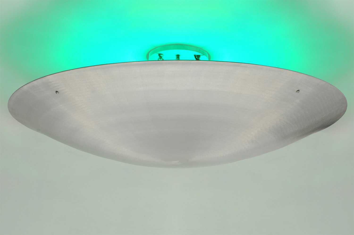 Meyda Contemporary Gray LED Bowl Pendant