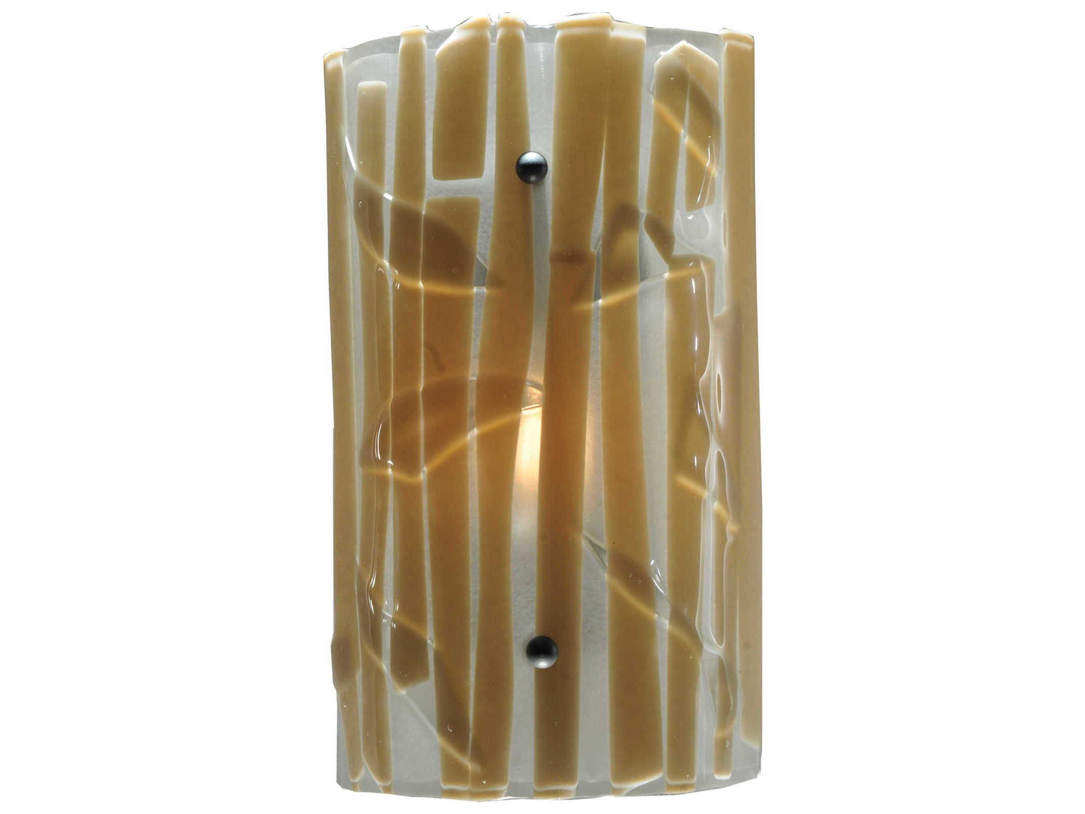 Meyda Metro Fusion 1-Light Nickel Wall Sconce