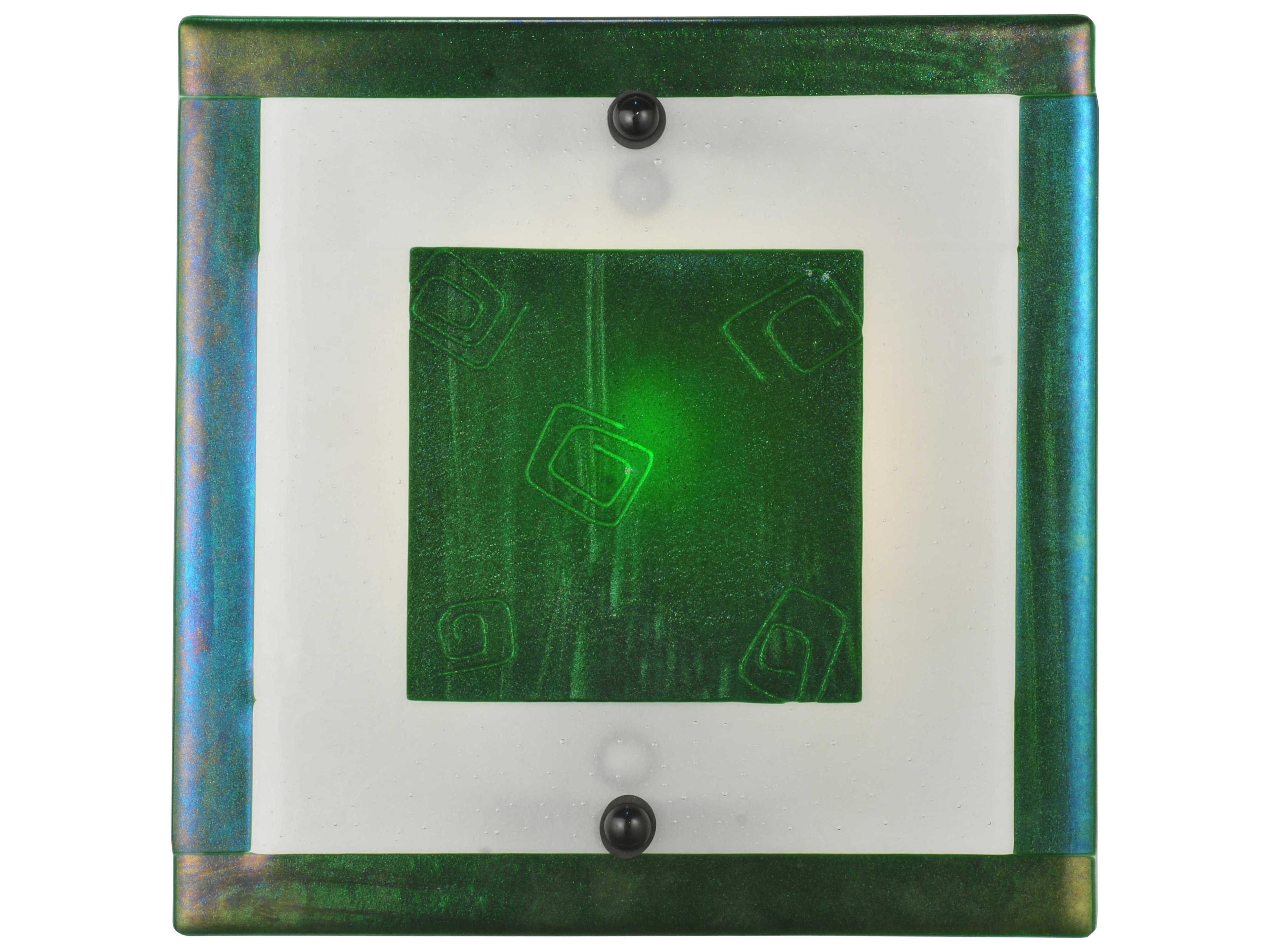 Meyda Metro Fusion 1-Light Nickel Wall Sconce