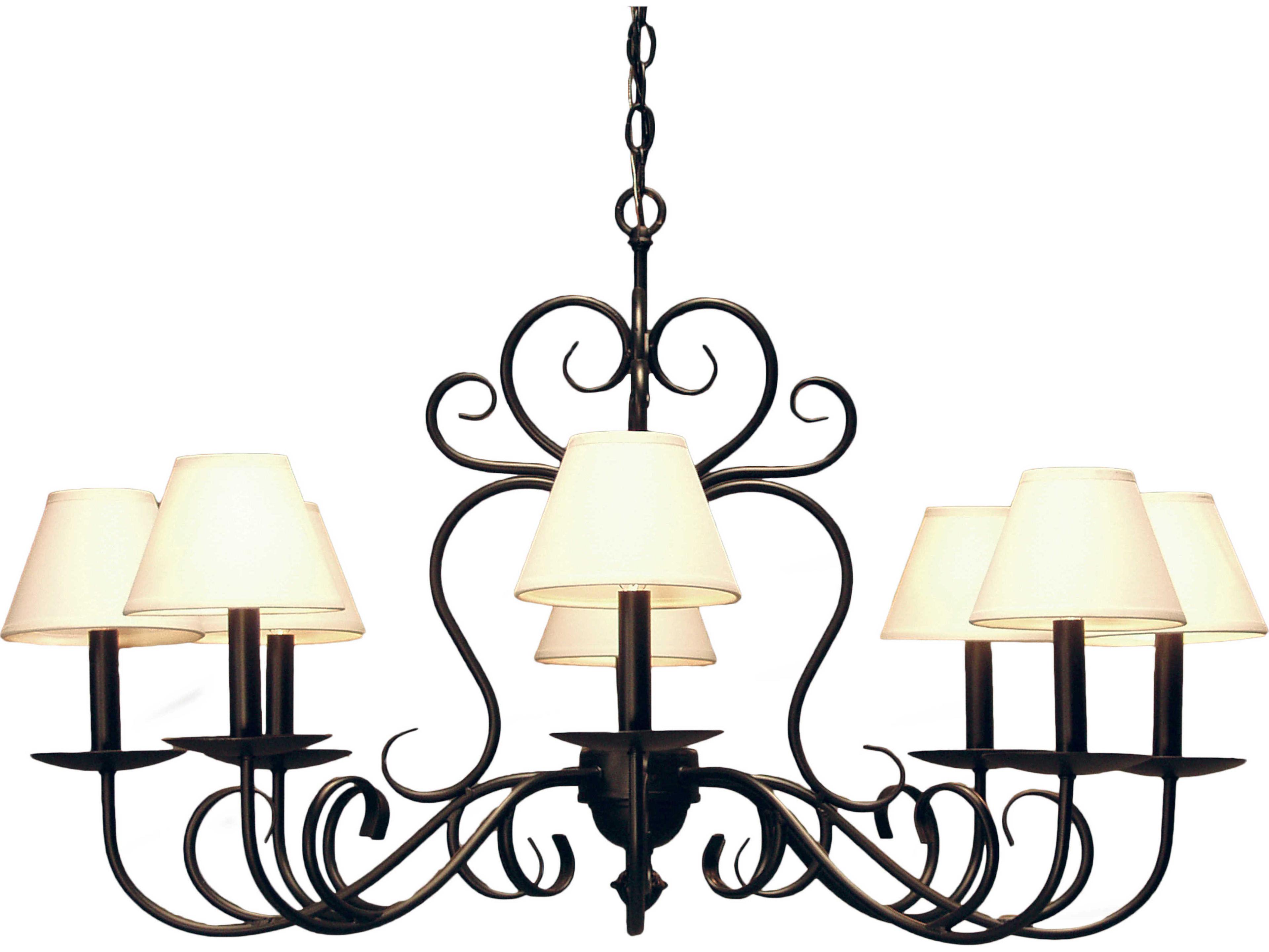 Meyda Corrina 8-Light Black Empire Chandelier