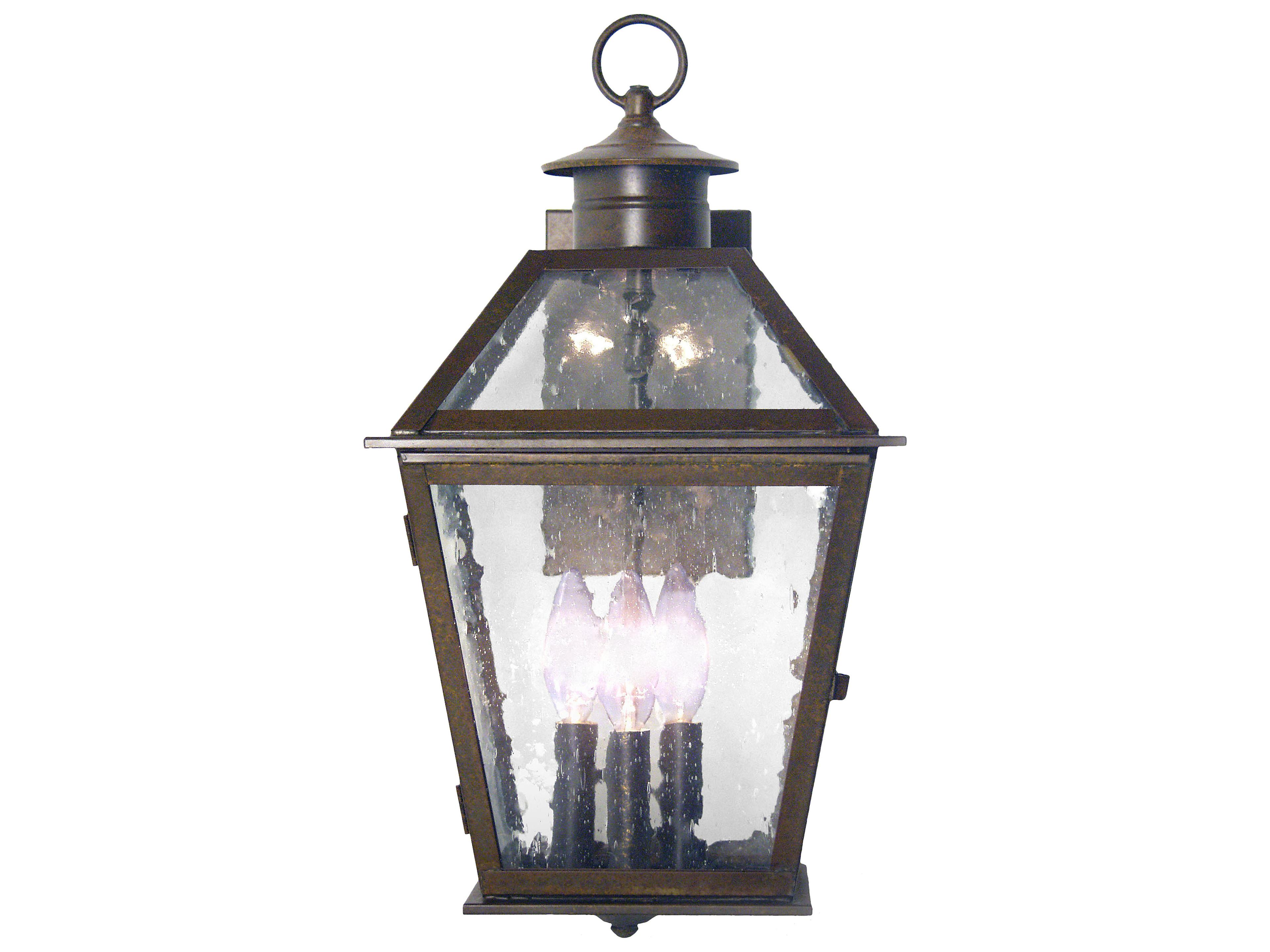 Meyda Corrina 3 - Light Glass Outdoor Wall Light