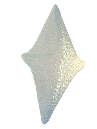 Meyda Metro Clear Granite Slumped Diamond Panel