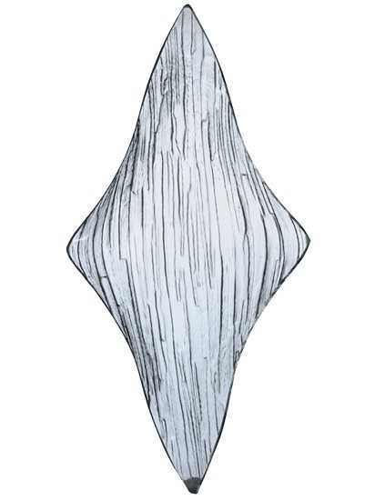 Meyda Metro Clear Granite Slumped Diamond Panel