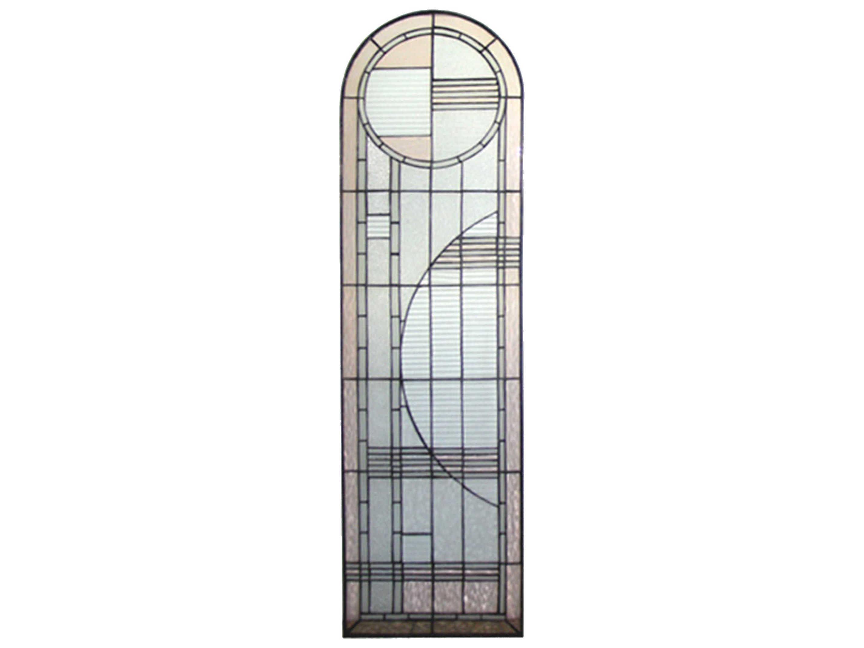 Meyda Arc Deco Left Sided Stained Glass Window