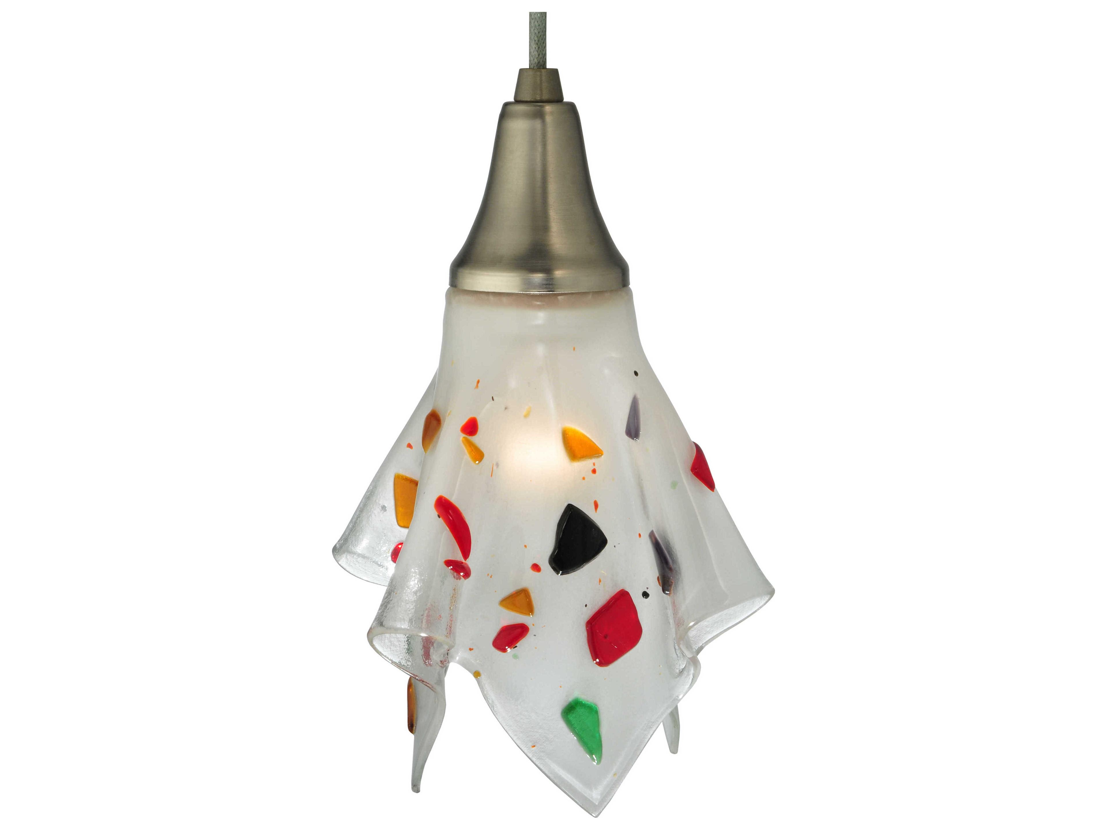 Meyda Metro Fusion 1-Light Gray Mini Pendant