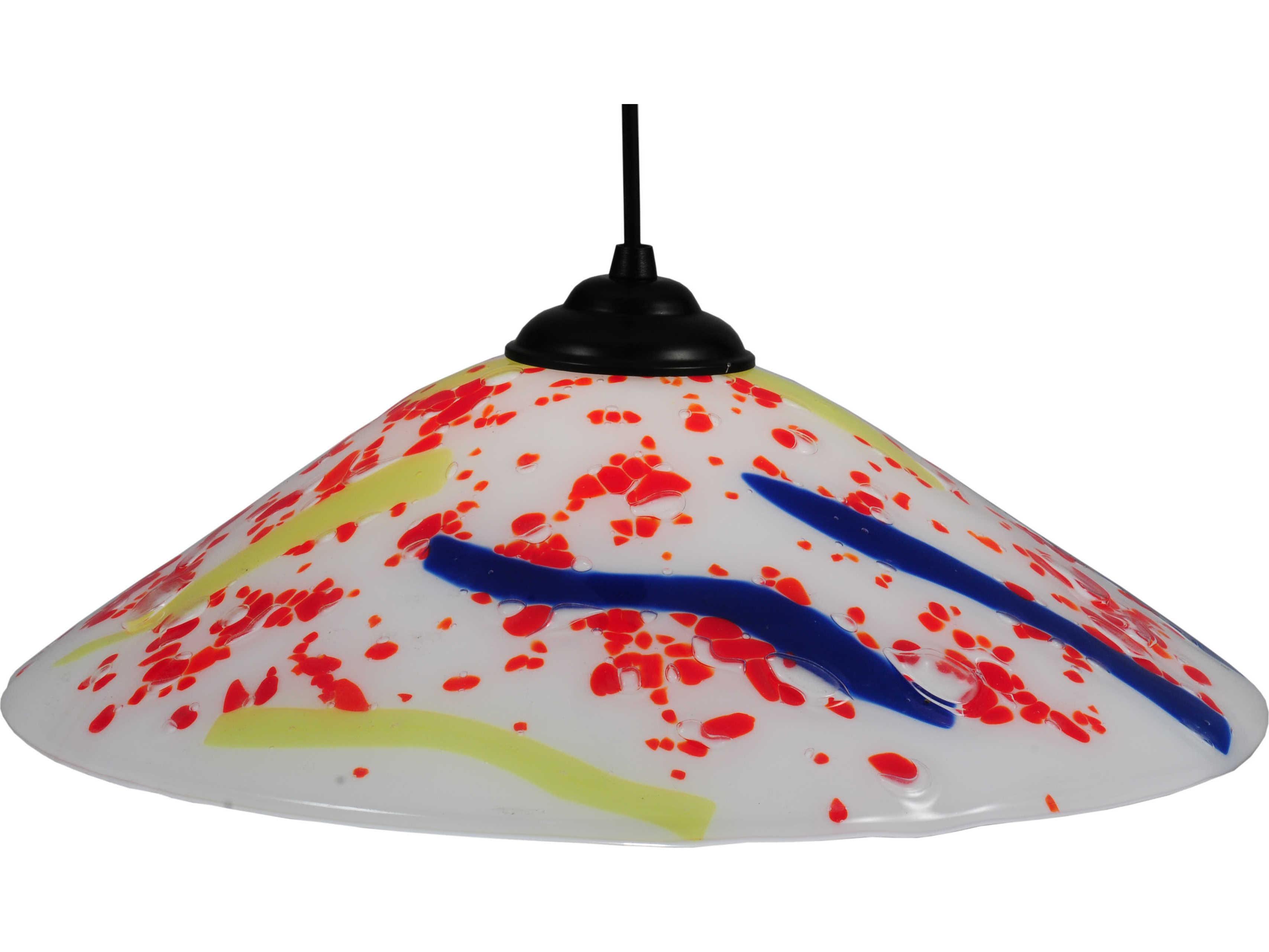 Meyda Metro Fusion 1-Light Black Pendant