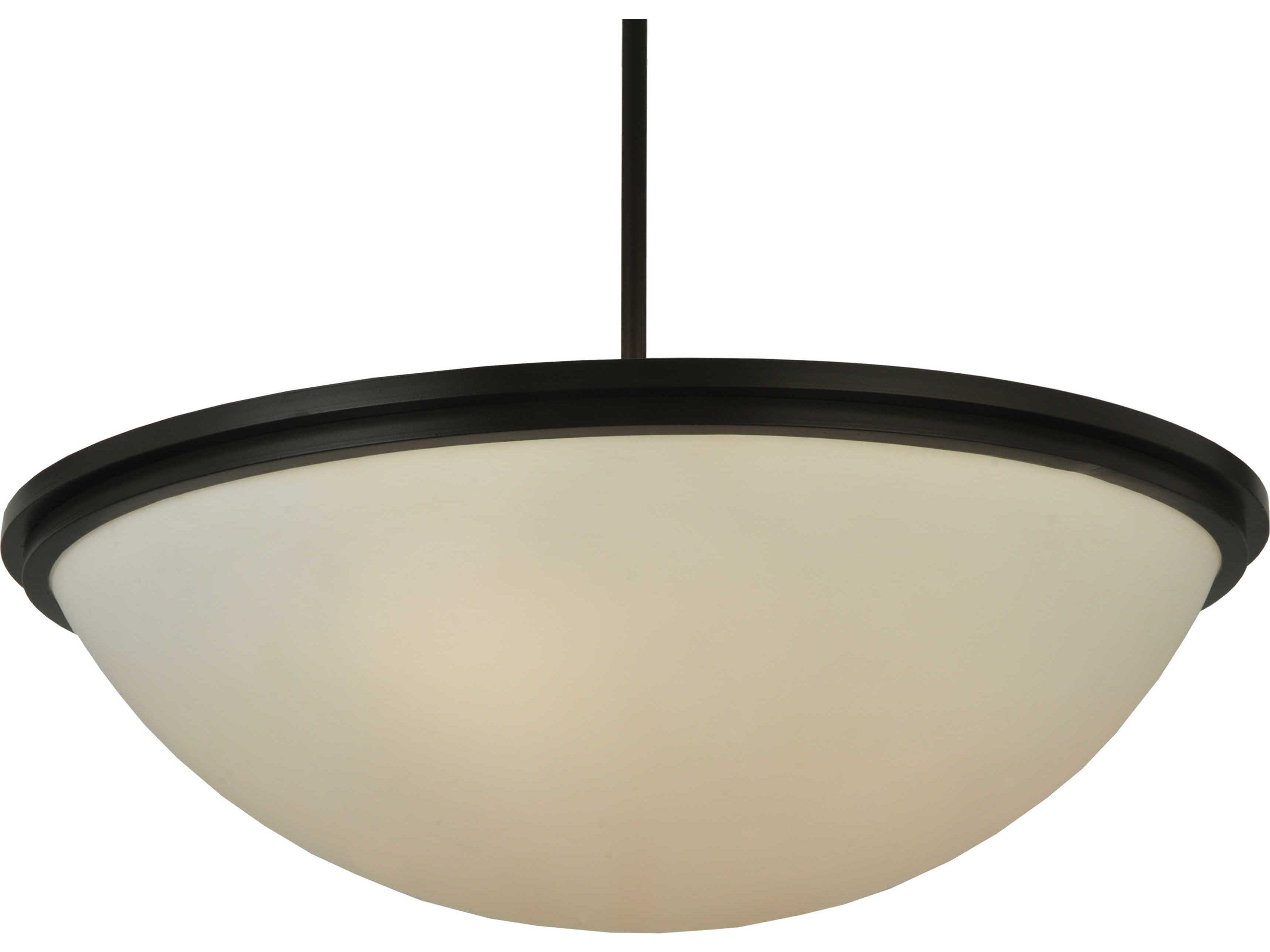 Meyda Deco 6-Light Black Bowl Pendant