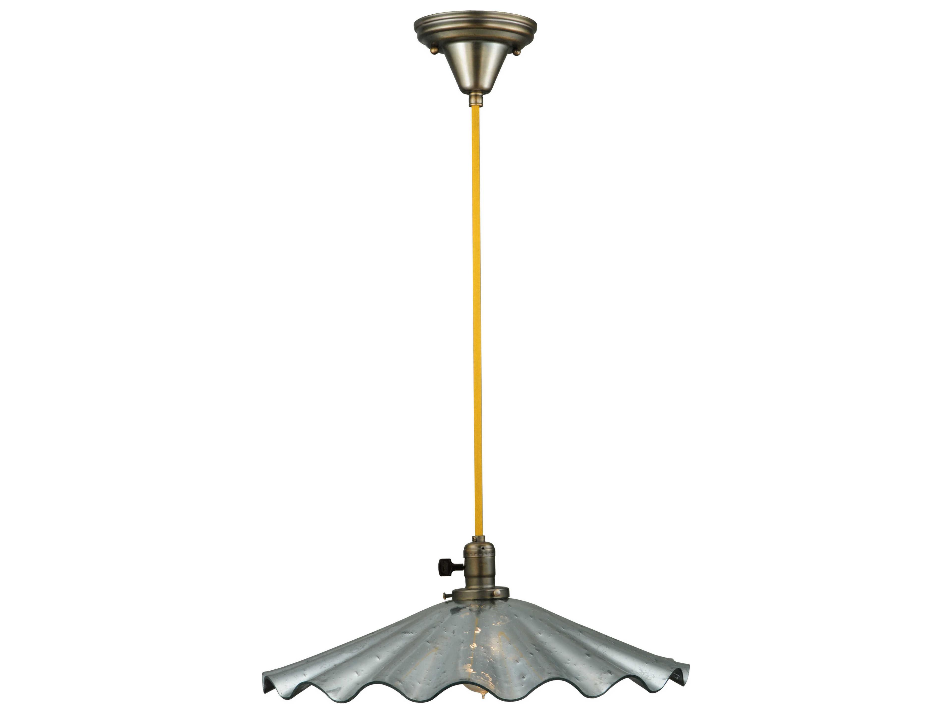 Meyda Metro Fusion 1-Light Gray Bowl Pendant