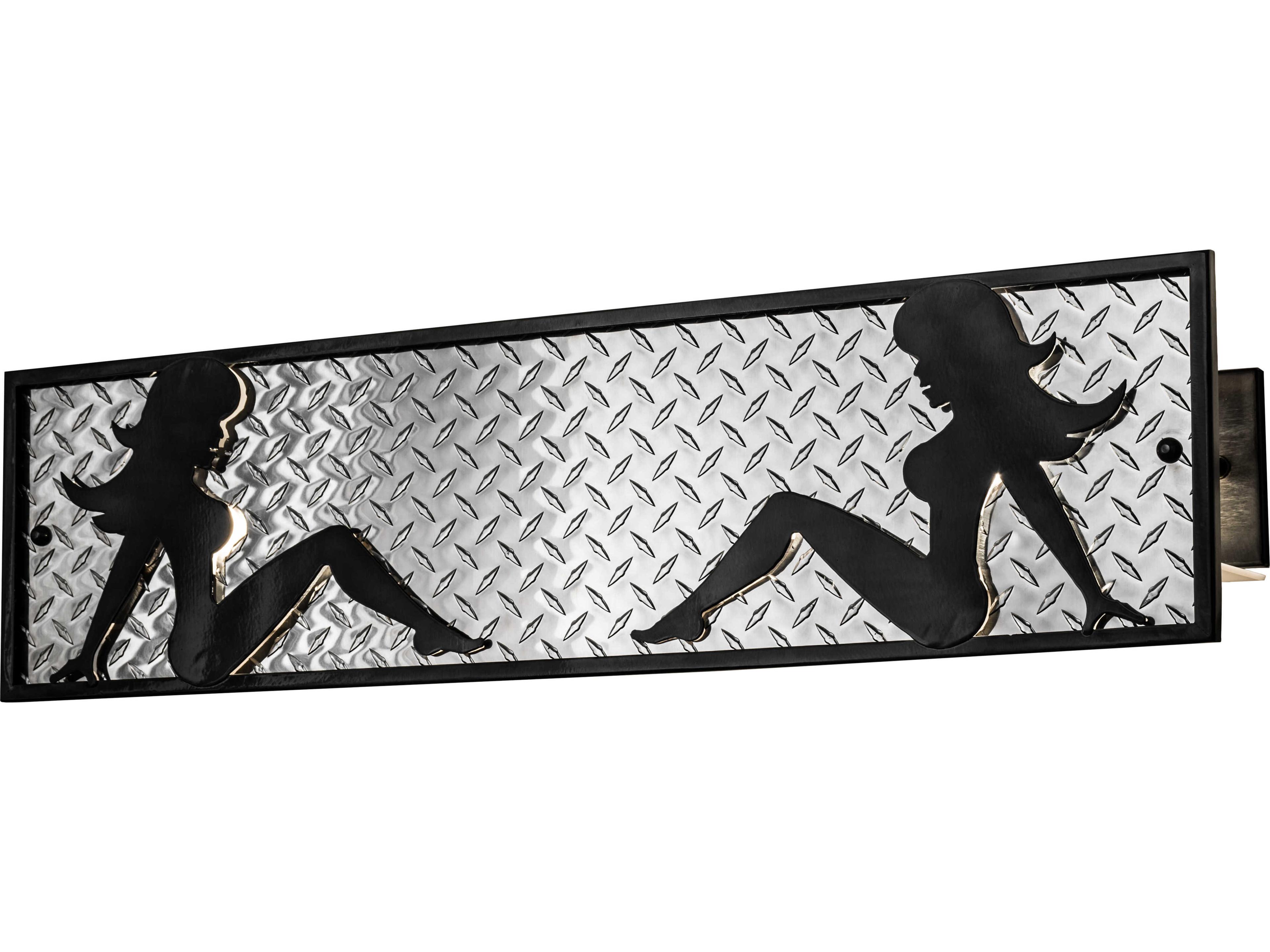 Meyda Deco 4-Light Black Vanity Light