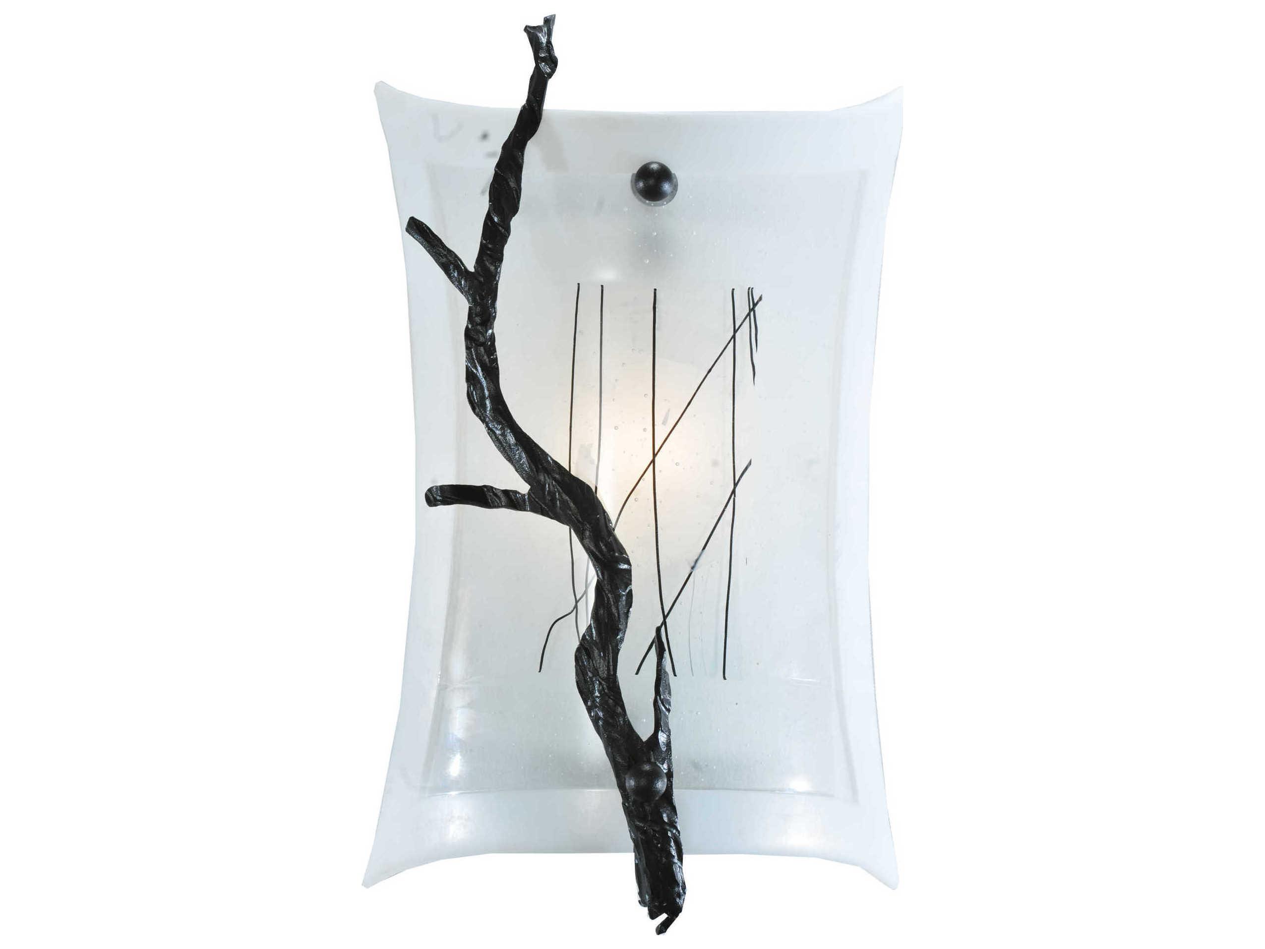 Meyda Twigs 1-Light Nickel Wall Sconce