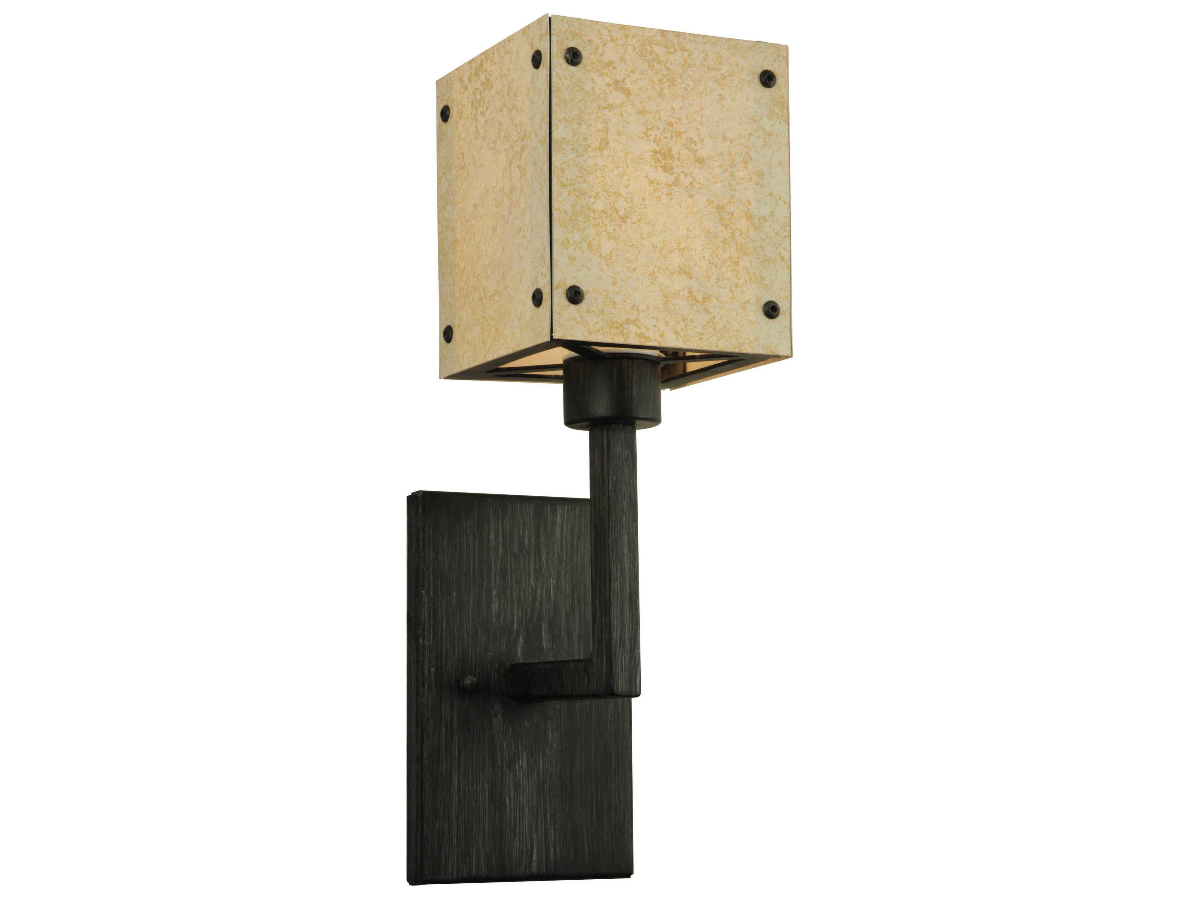 Meyda Deco 3-Light Brown Wall Sconce