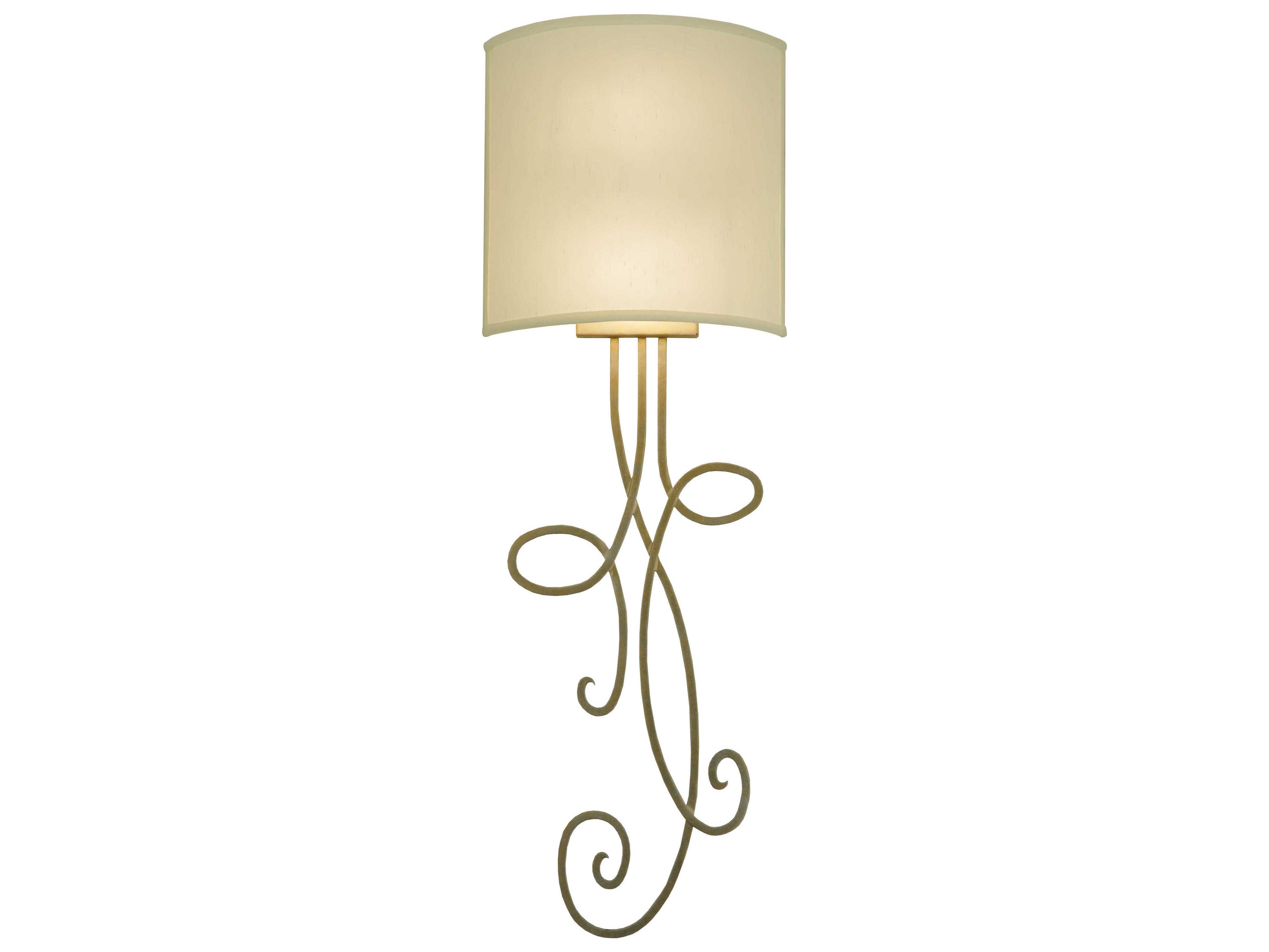 Meyda Deco 2-Light Gray Wall Sconce