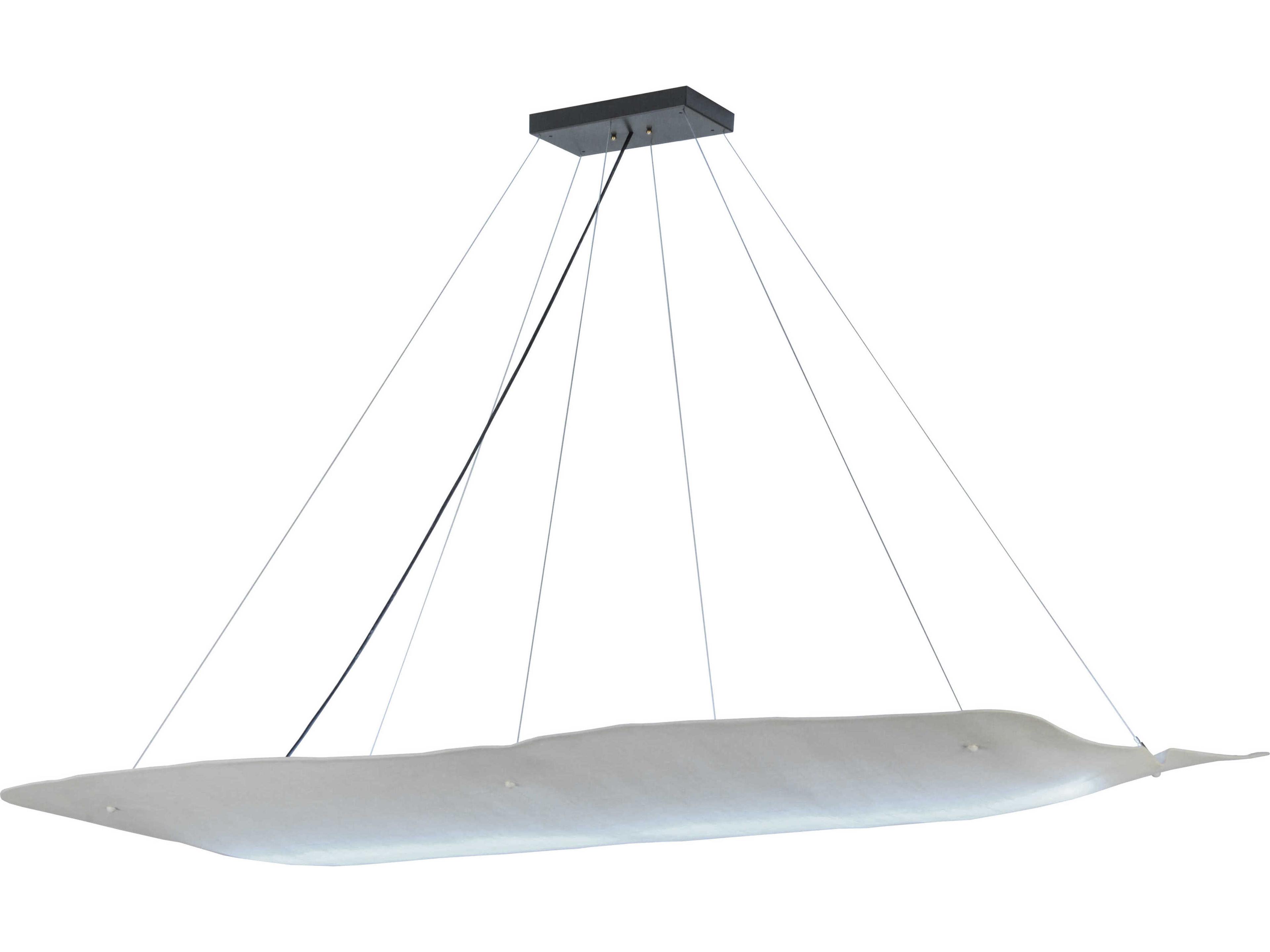 Meyda Fabric 6-Light Bronze LED Pendant