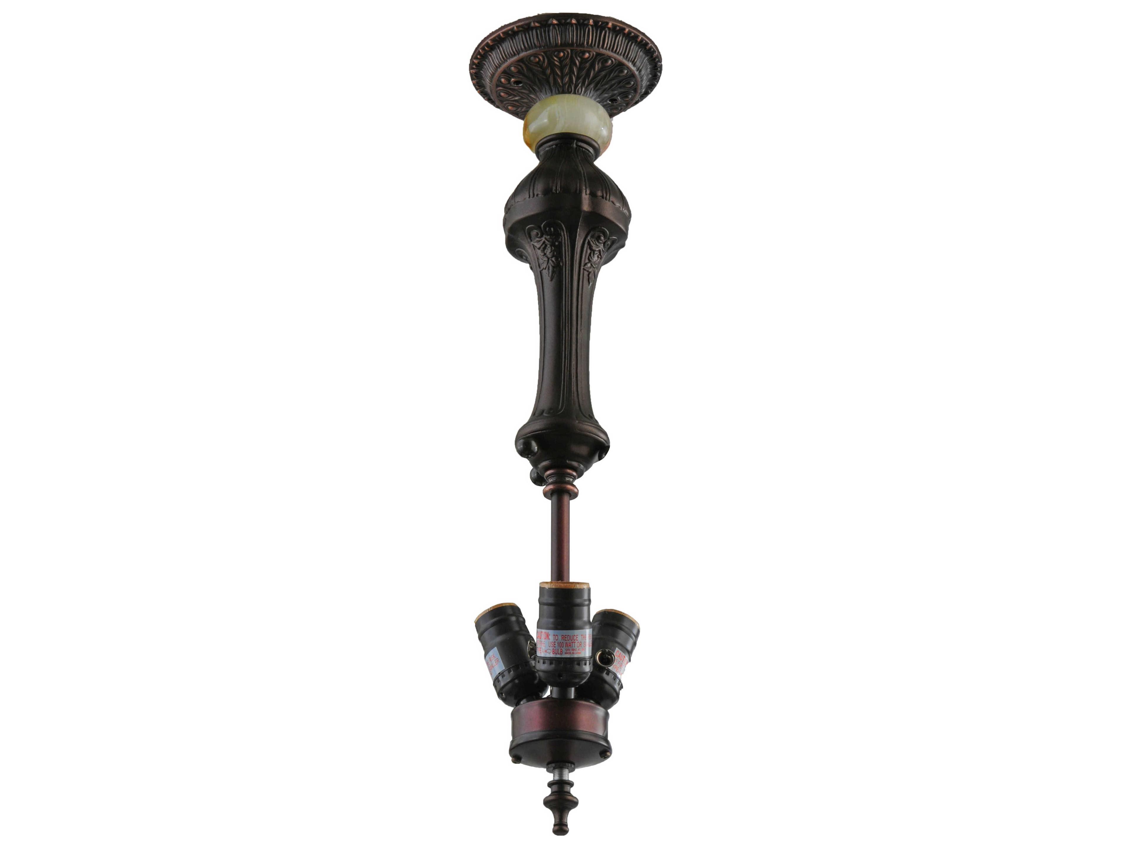 Meyda Onyx Light Column 3 - Light Flush Mount