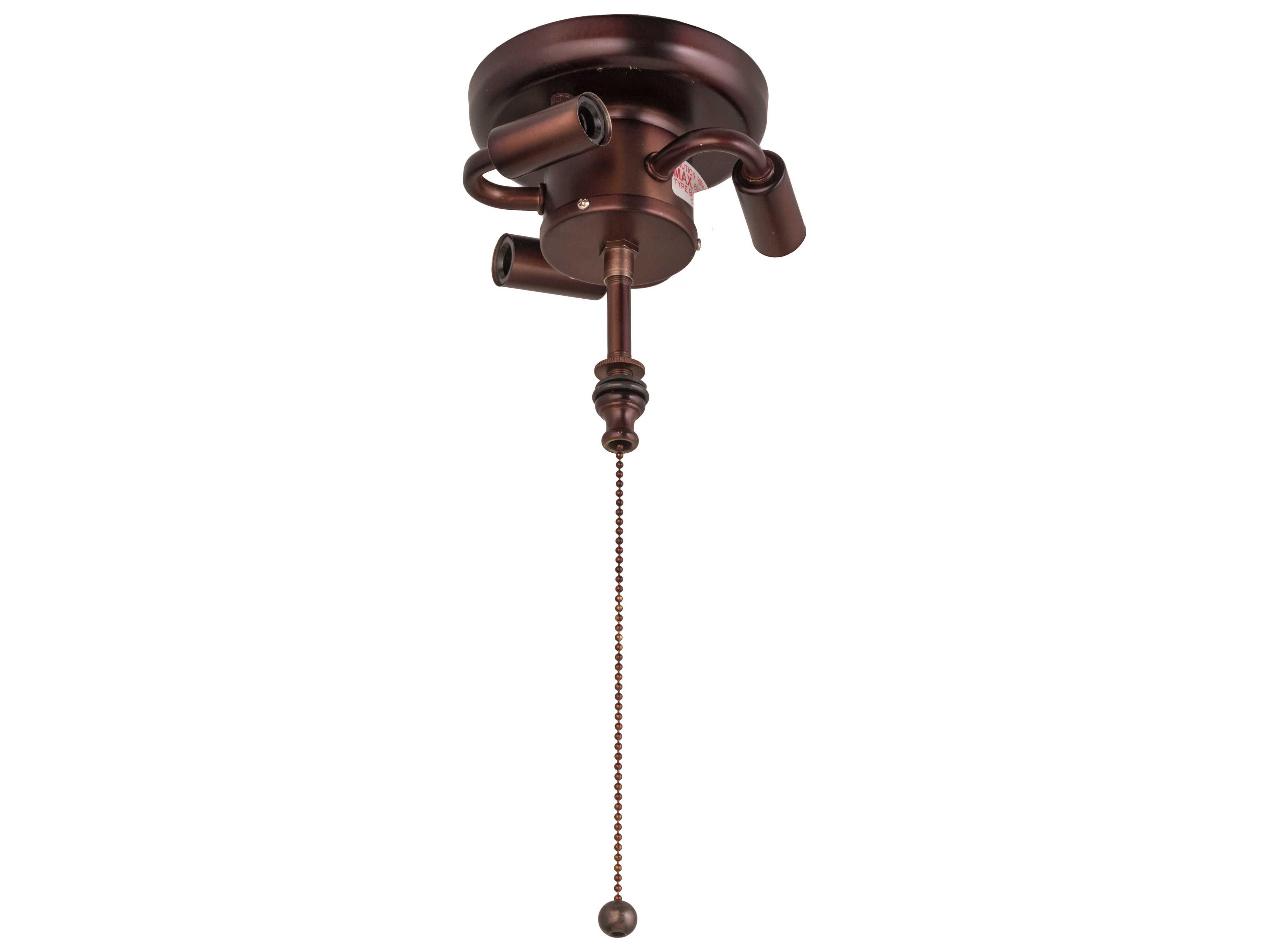 Meyda 3 - Light Pull Chain Flush Cluster