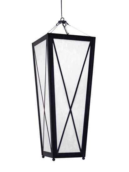Meyda Fixtures 8-Light Black Geometric Pendant