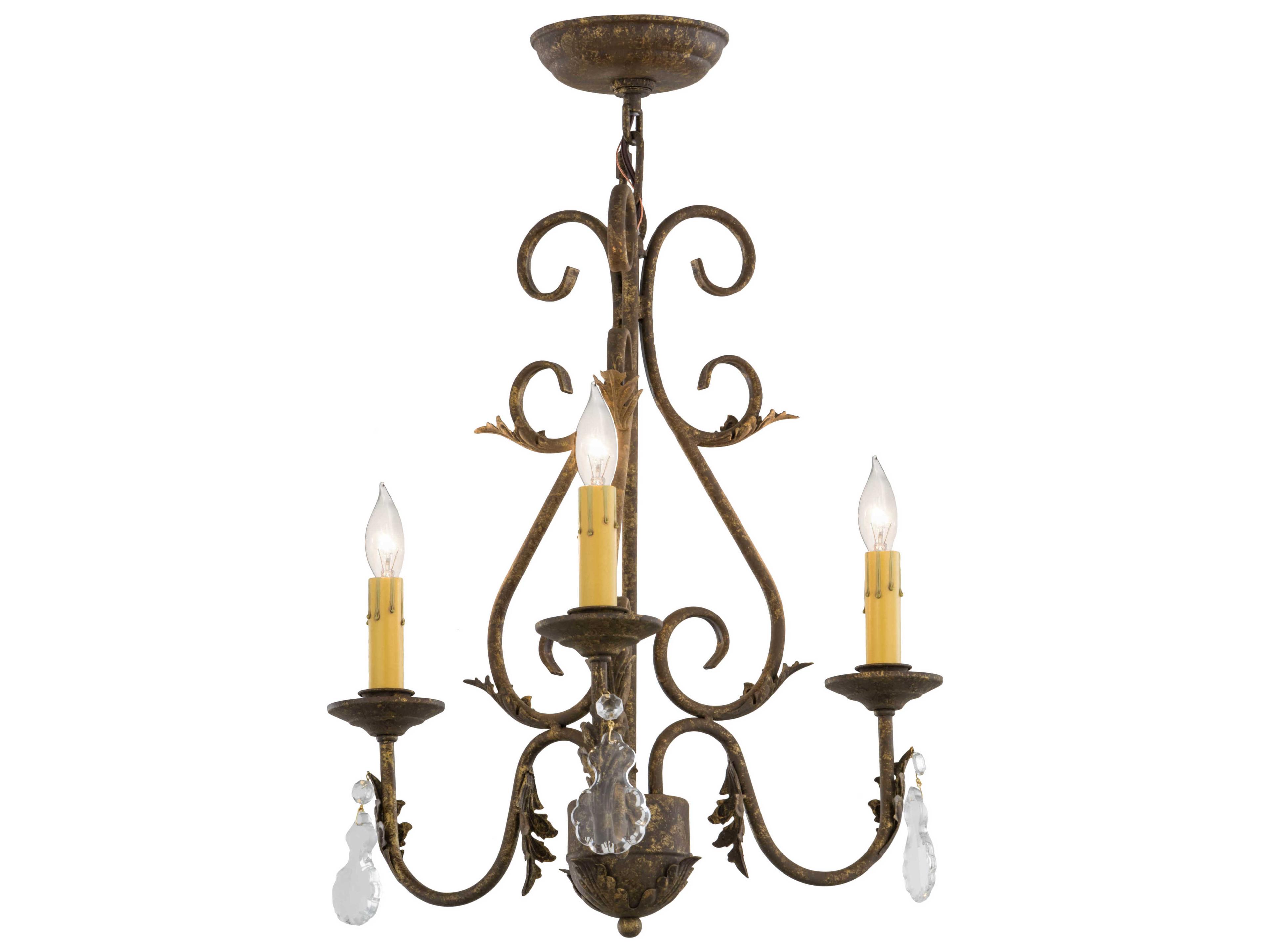 Meyda French Elegance Pompeii Gold Candelabra Chandelier