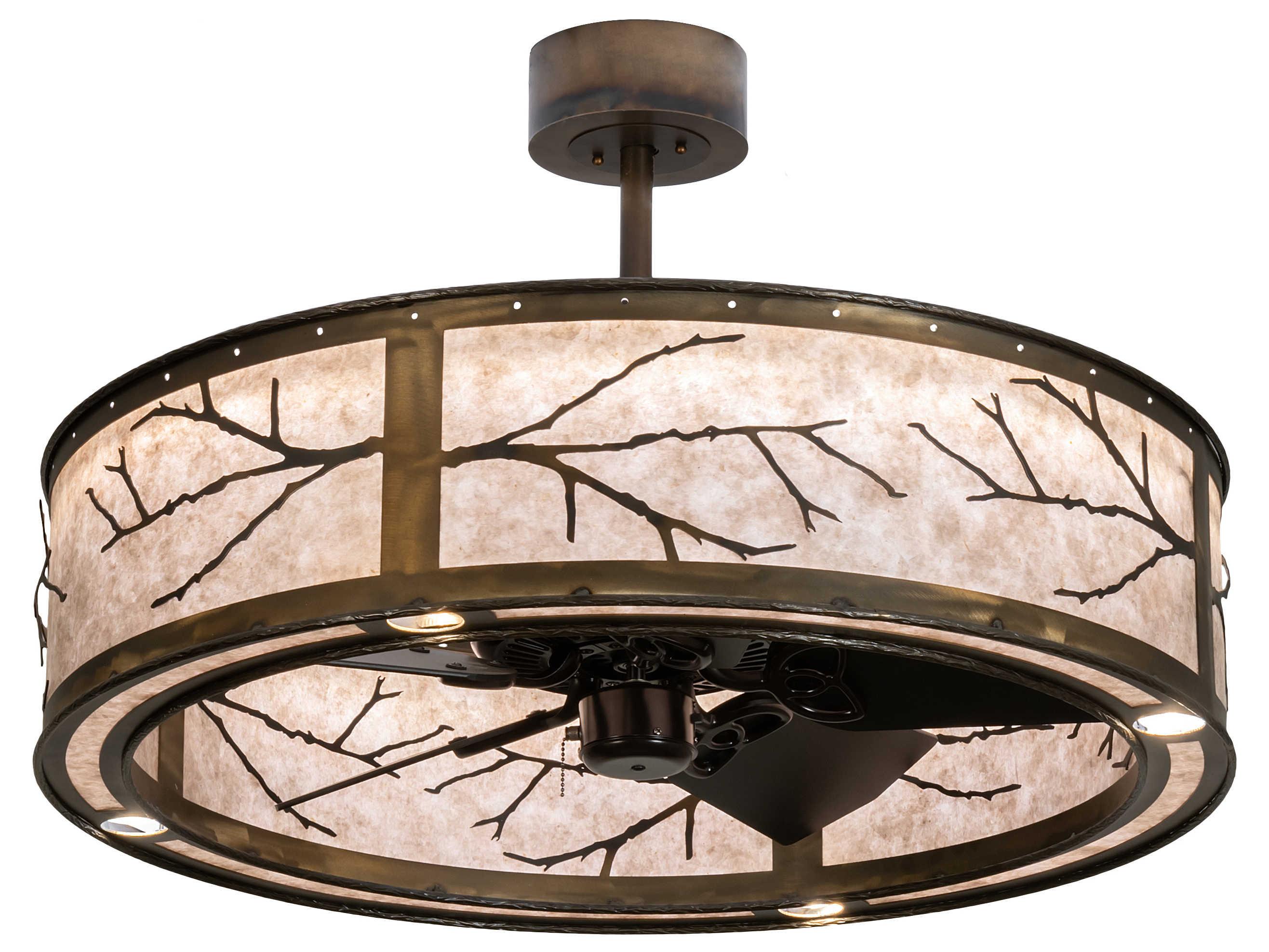 Meyda Fulton 4 - Light 37" LED Ceiling Fan