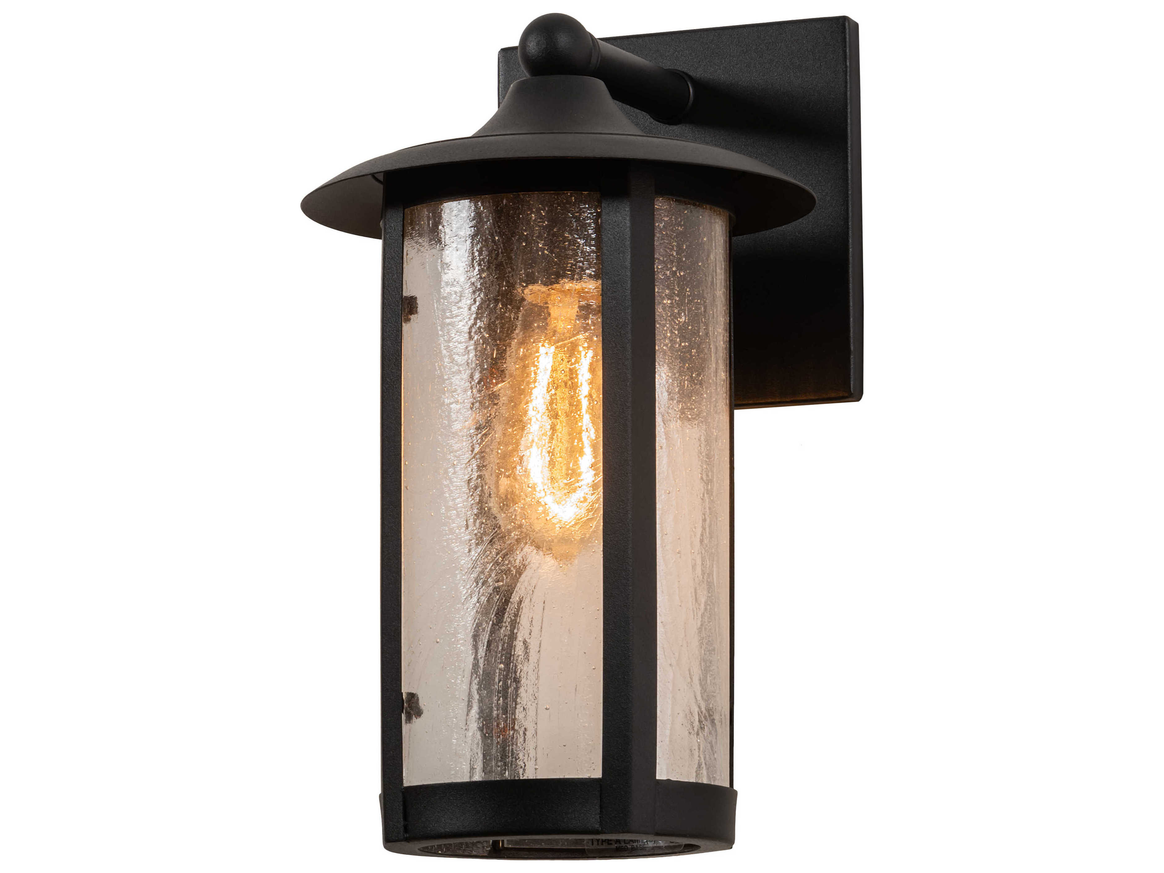 Meyda Fulton 1 - Light Glass Outdoor Wall Light
