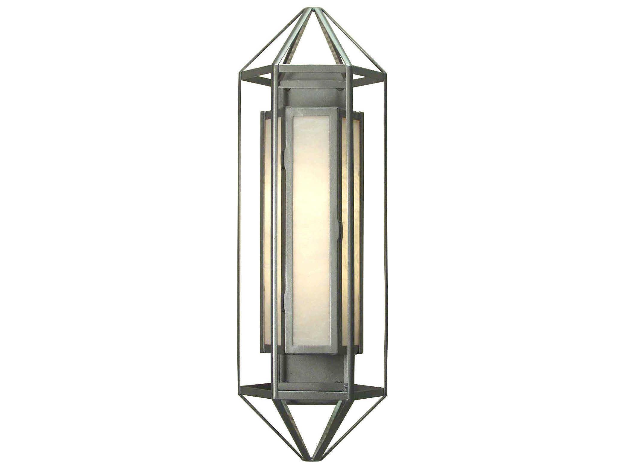 Meyda Gemma 2-Light Silver Glass Wall Sconce