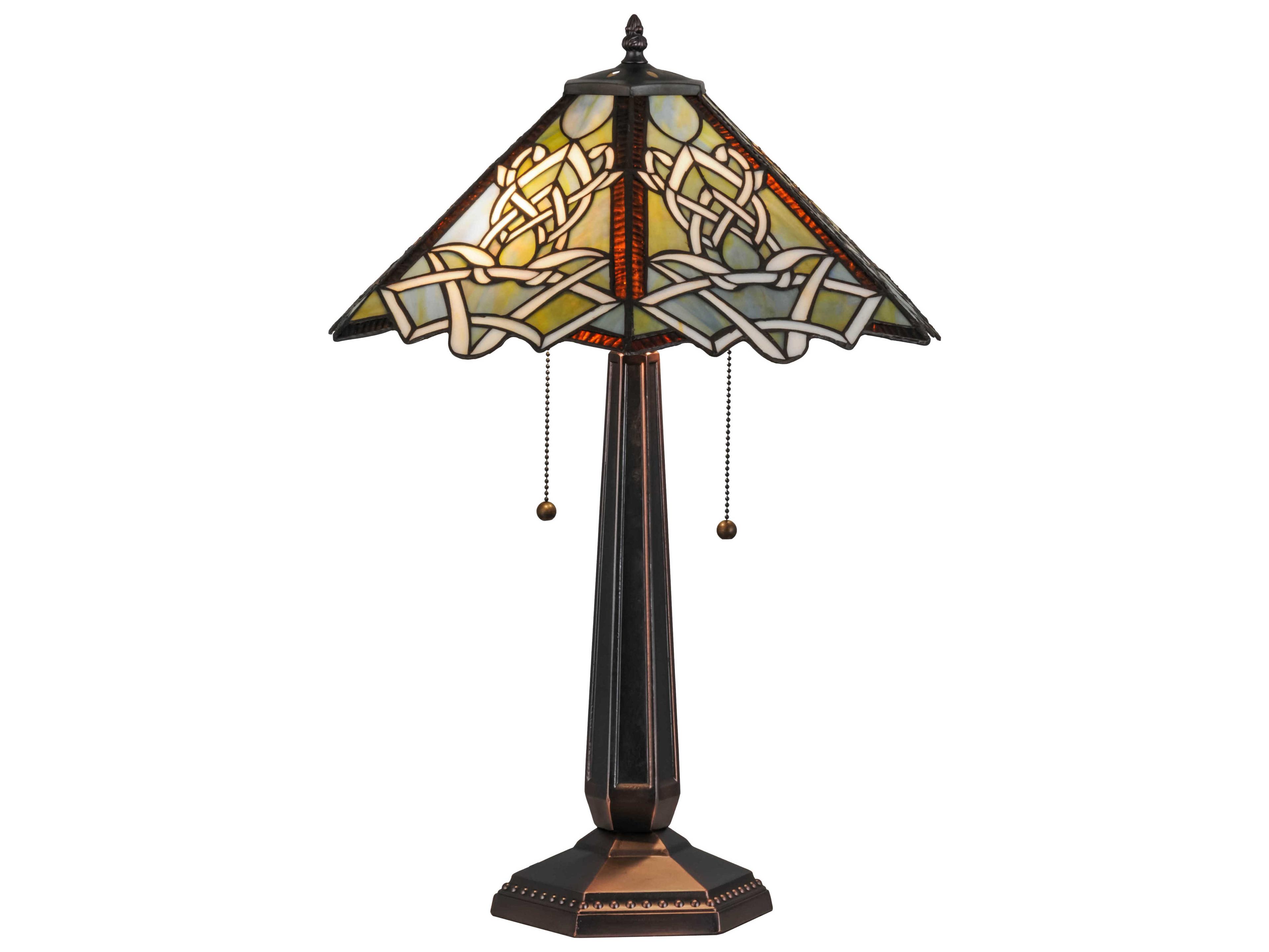 Meyda Lighting Glasgow Bungalow Bronze Table Lamp