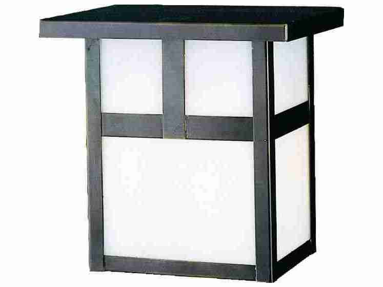 Meyda Hyde Park T-Mission 1 - Light Glass Outdoor Wall Light
