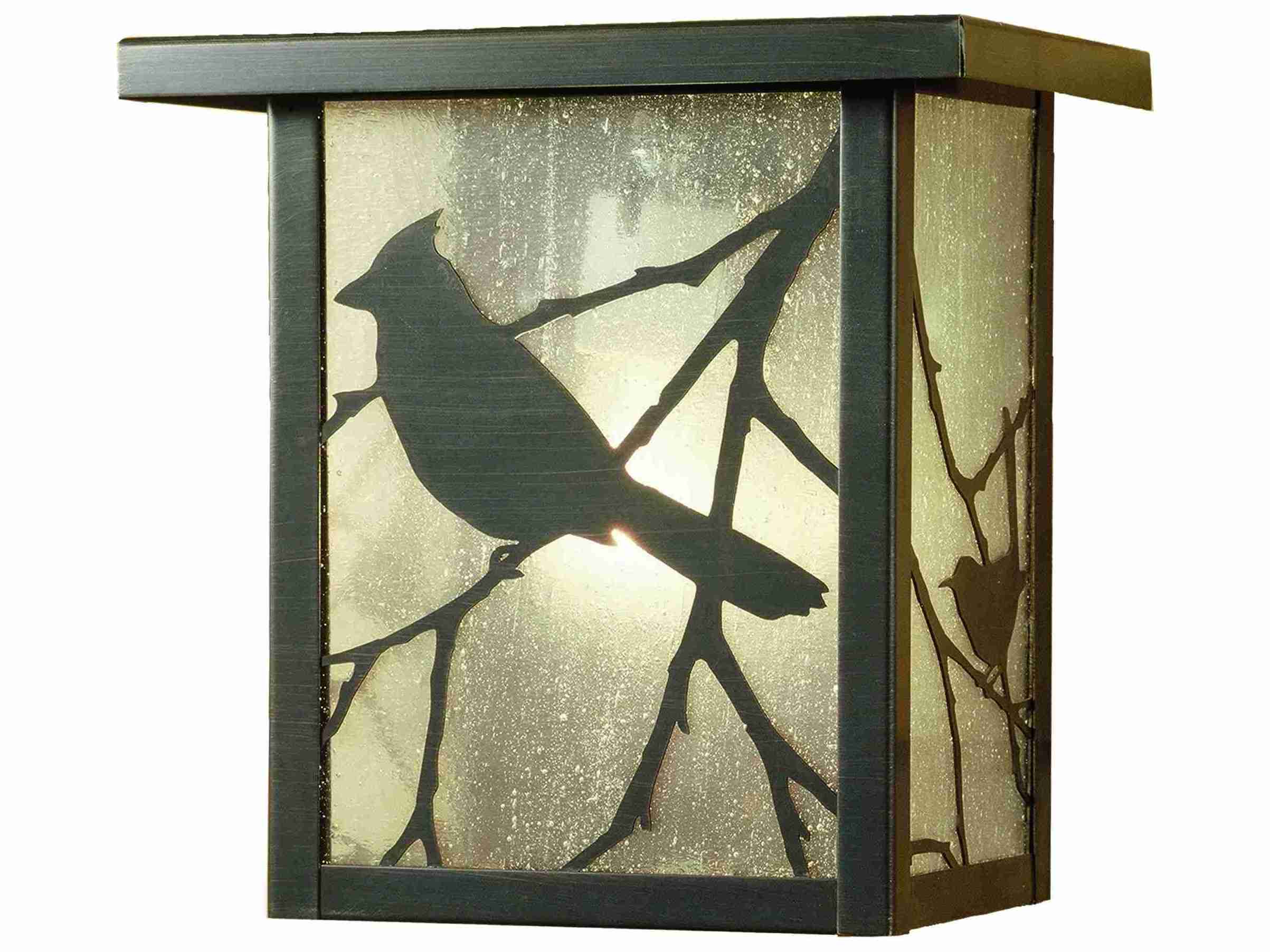 Meyda Hyde Park 1 - Light Glass Outdoor Wall Light