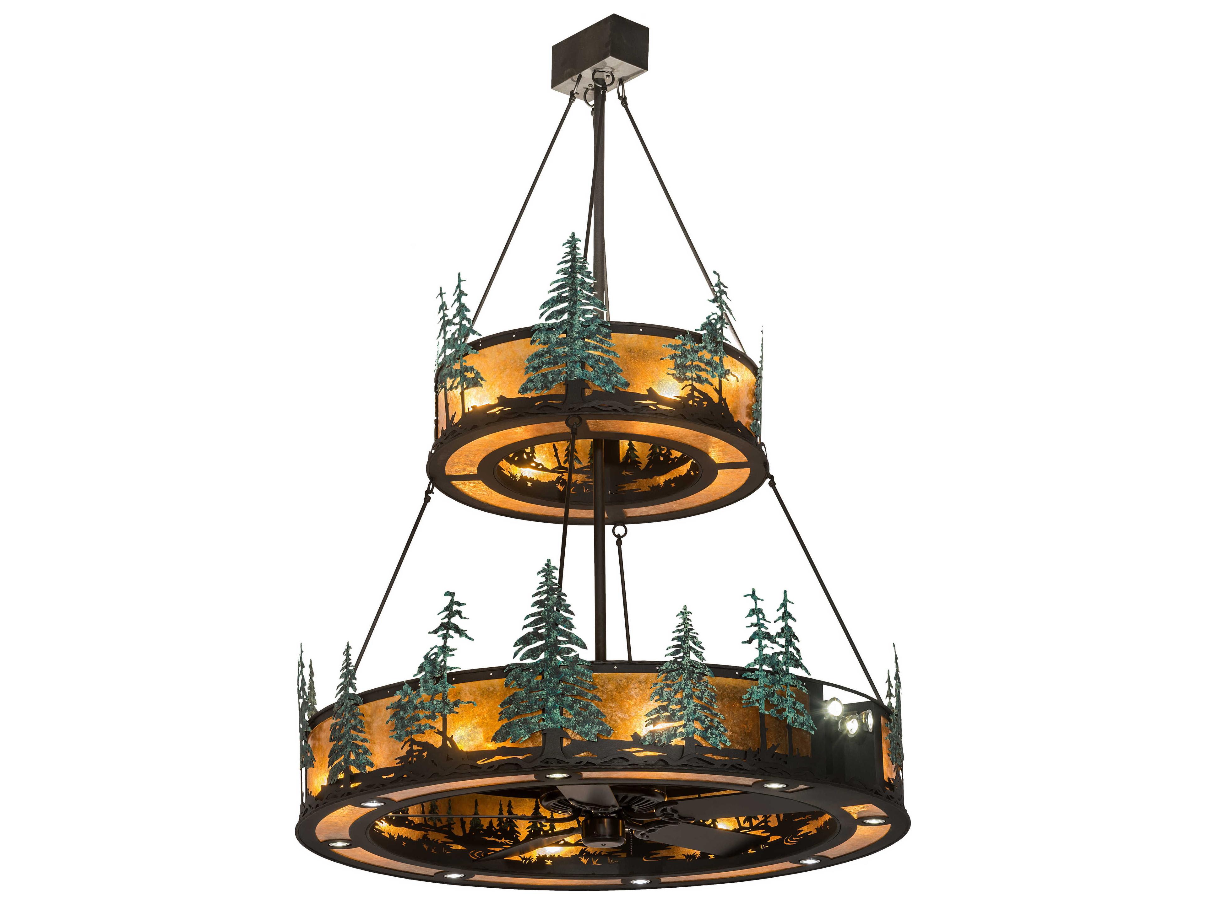 Meyda Tall Pines 55" Ceiling Fan